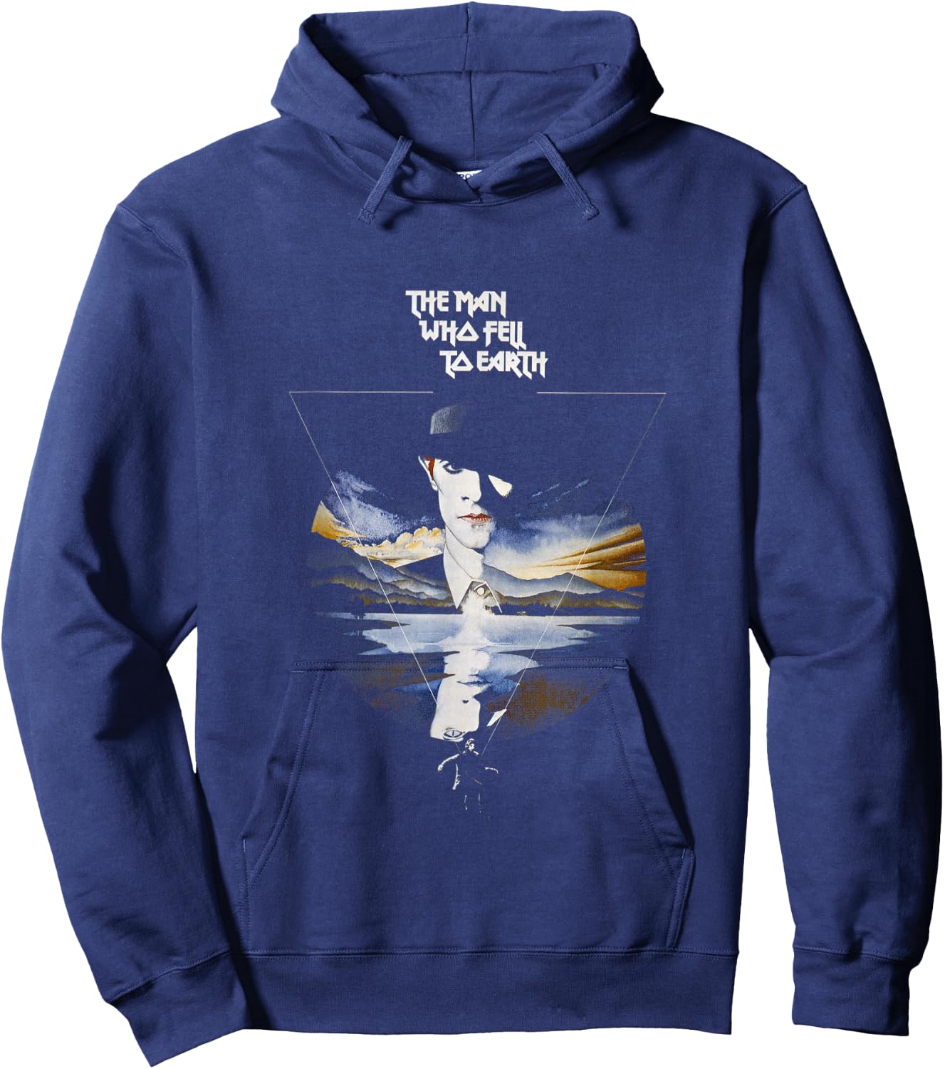 The Man Who Fell To Earth Theatrical Poster Hoodie - Hoodie | Navy