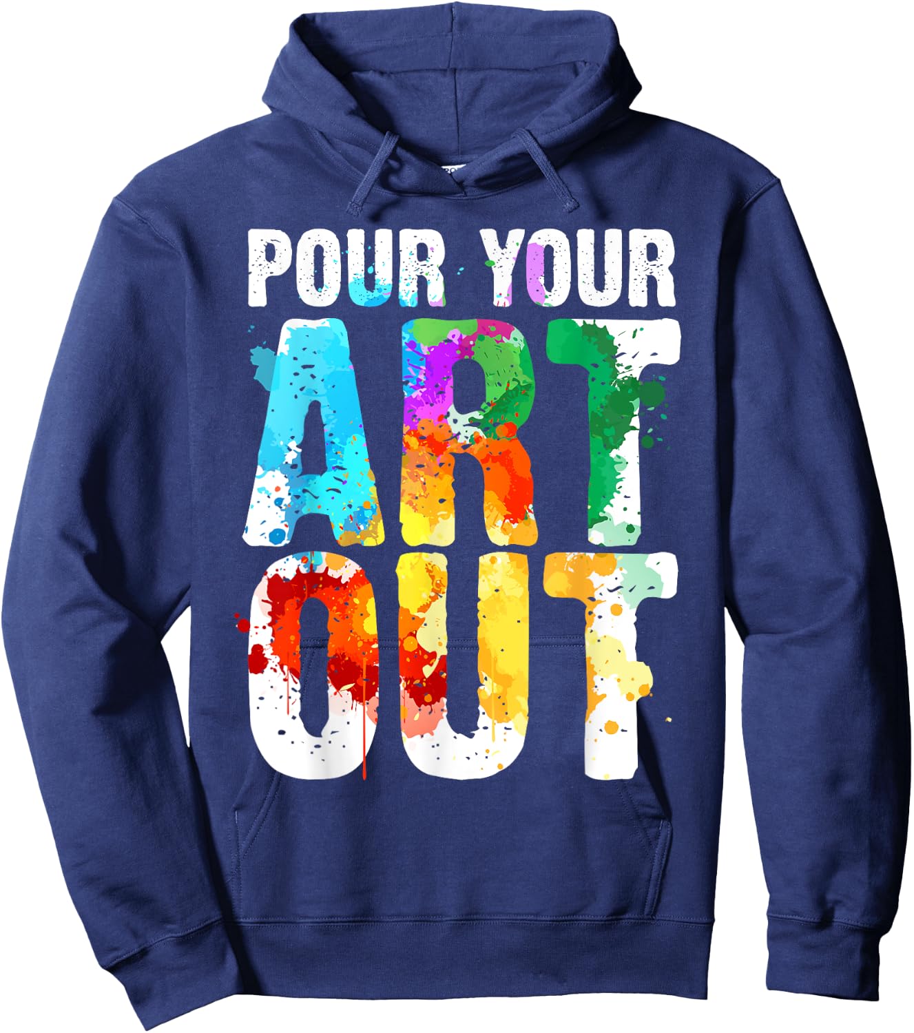 Cool Artist Women Painter Art Teacher Paint Artists Hoodie - Hoodie | Navy