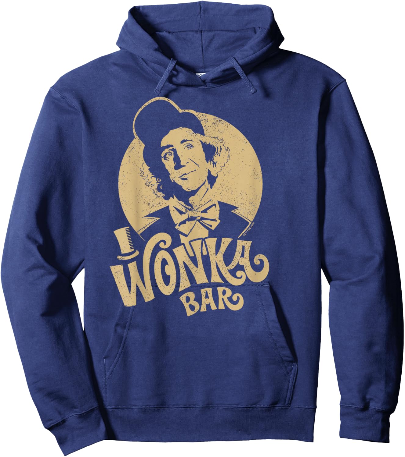 Willy Wonka & The Chocolate Factory - Wonka Bar One Color Hoodie - Hoodie | Navy