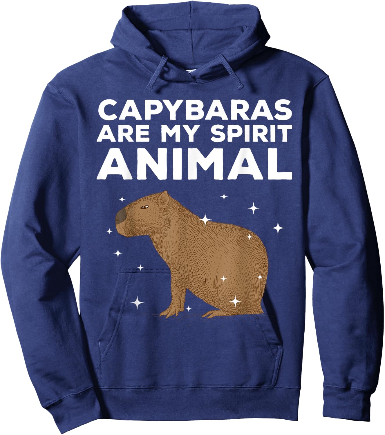Cool Capybara Women Rodent Spirit Animal Zoologist Hoodie - Hoodie | Navy