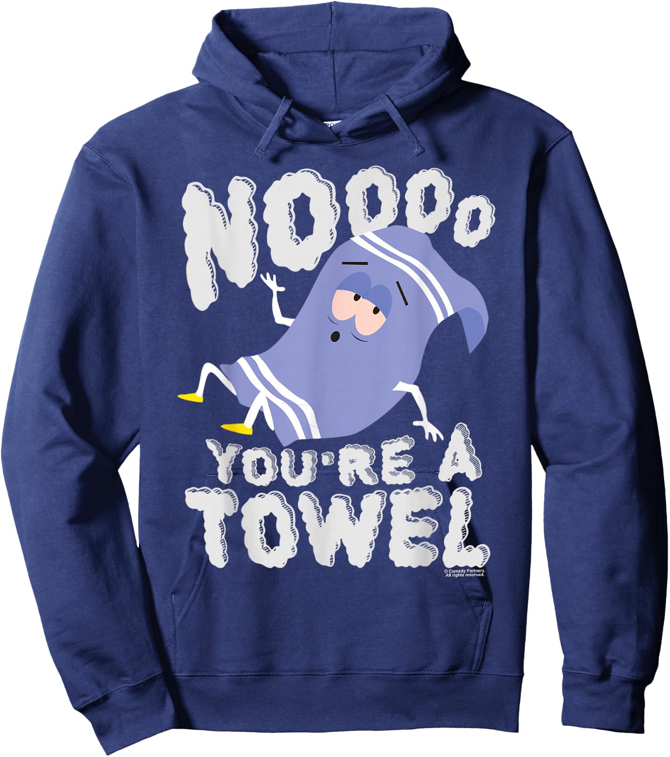 South Park Towlie Noooo You're a Towel Hoodie - Hoodie | Navy
