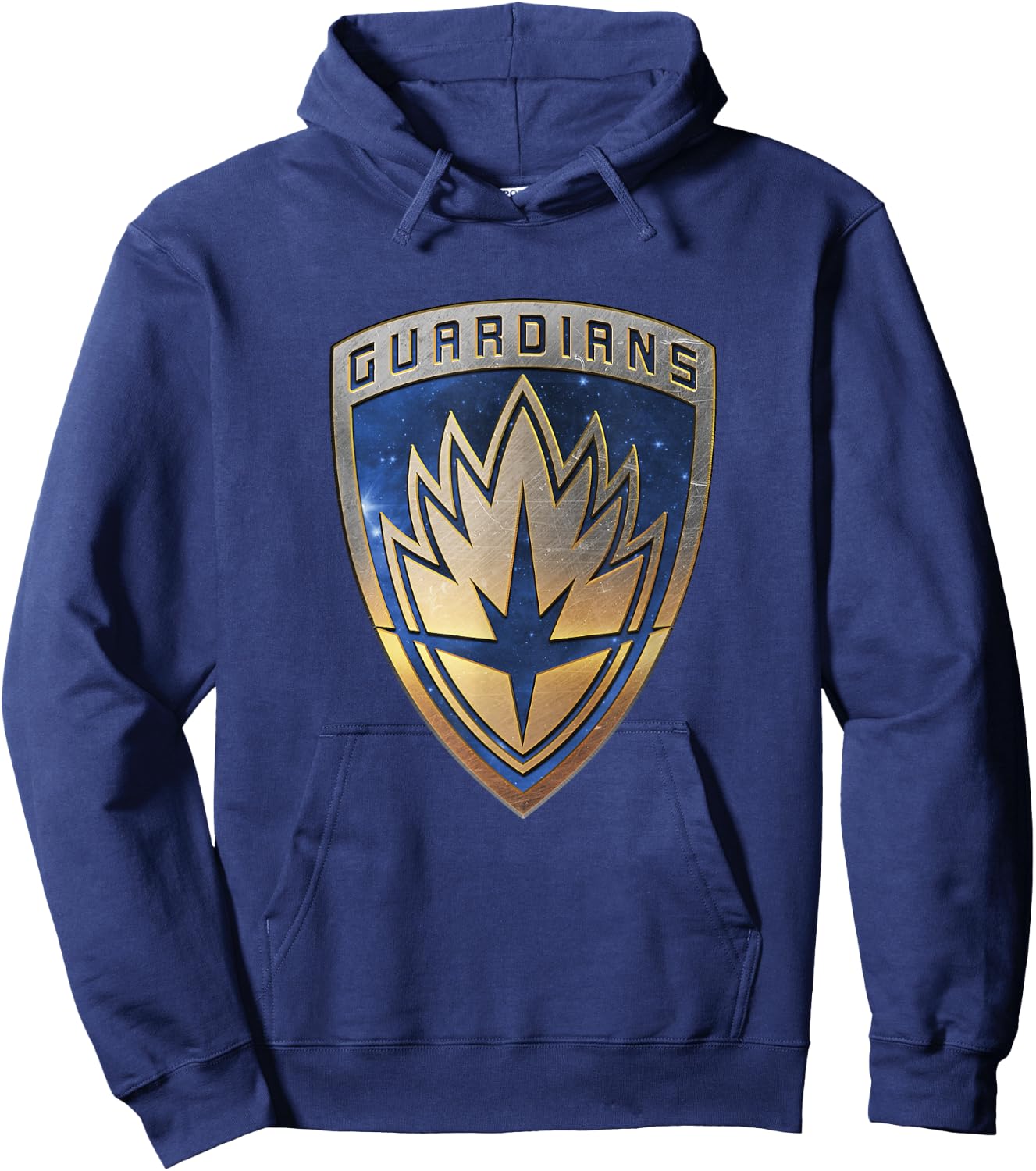 Marvel Guardians of the Galaxy Vol. 3 Gold Celestial Badge Hoodie - Hoodie | Navy