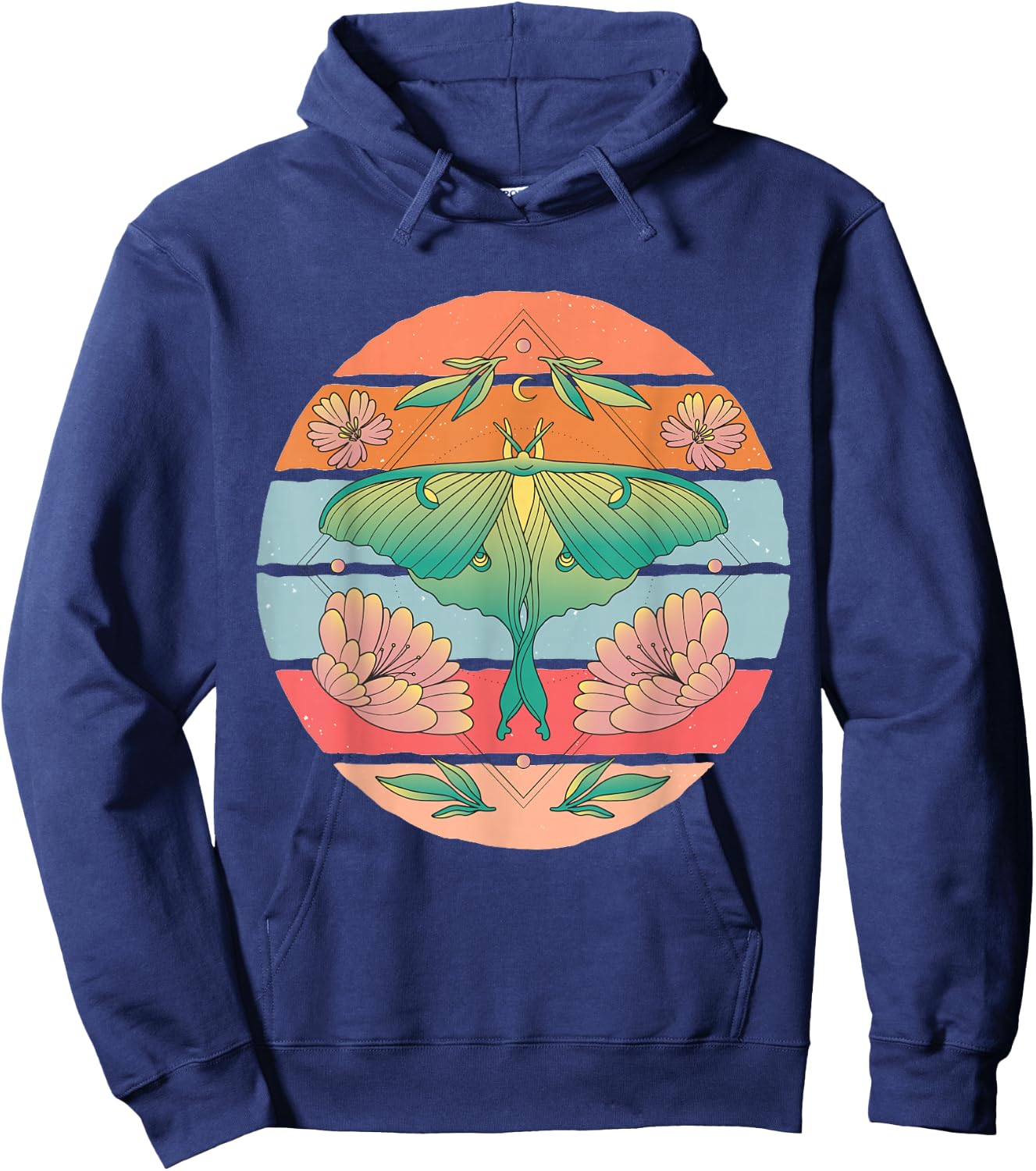 T-Shirt Hoodie - Hoodie | Navy