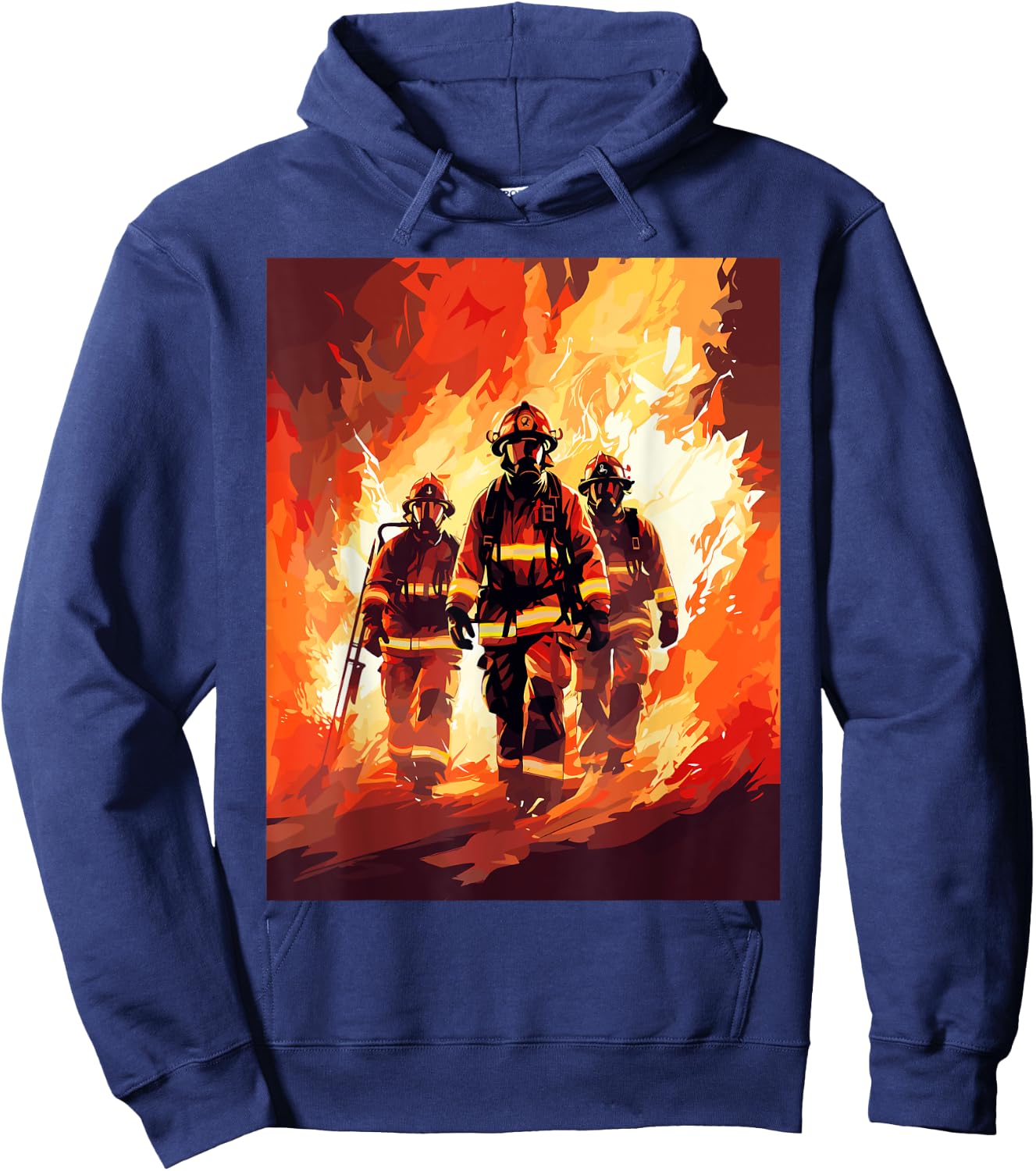 Firefighter Squad - Firefighter & Fireman Hoodie - Hoodie | Navy