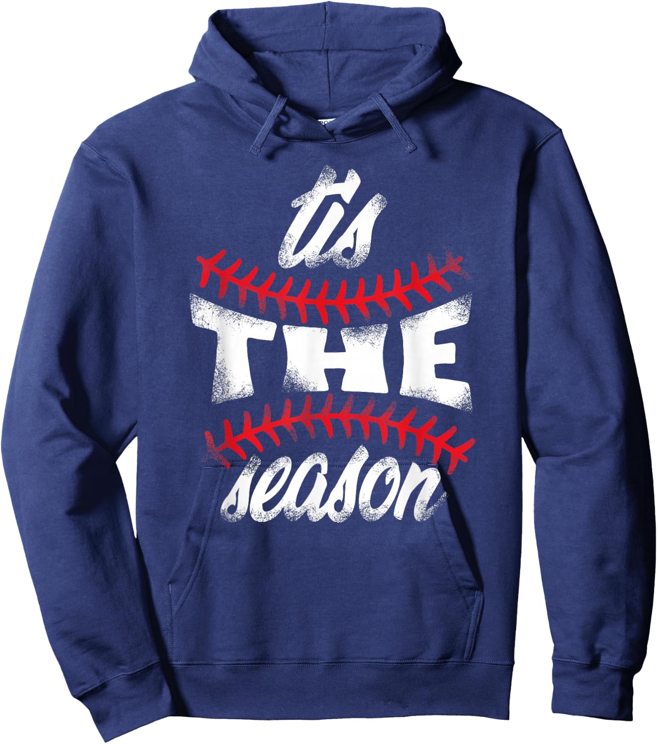 Baseball Fans "tis the season" Baseball Lovers Favorite Game Hoodie - Hoodie | Navy