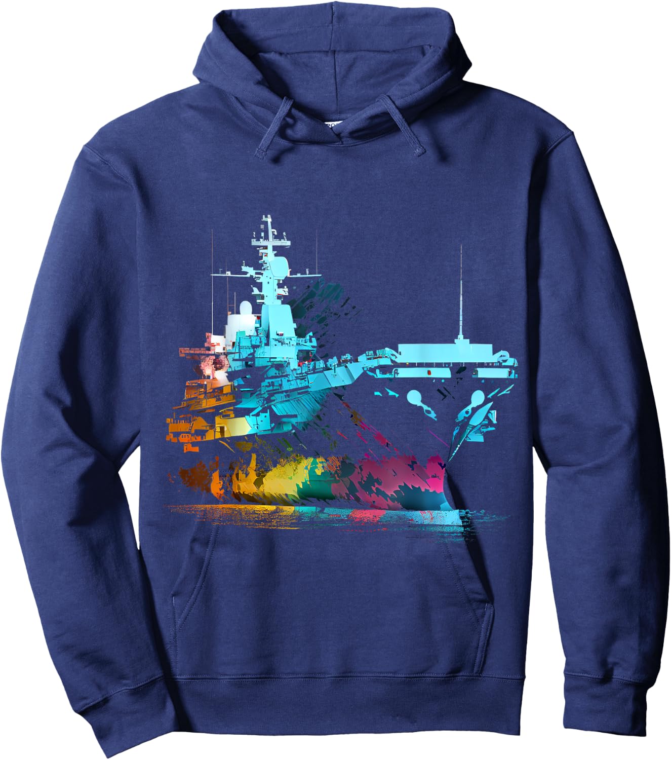 Aircraft carrier USA military captain American ship captain Hoodie - Hoodie | Navy