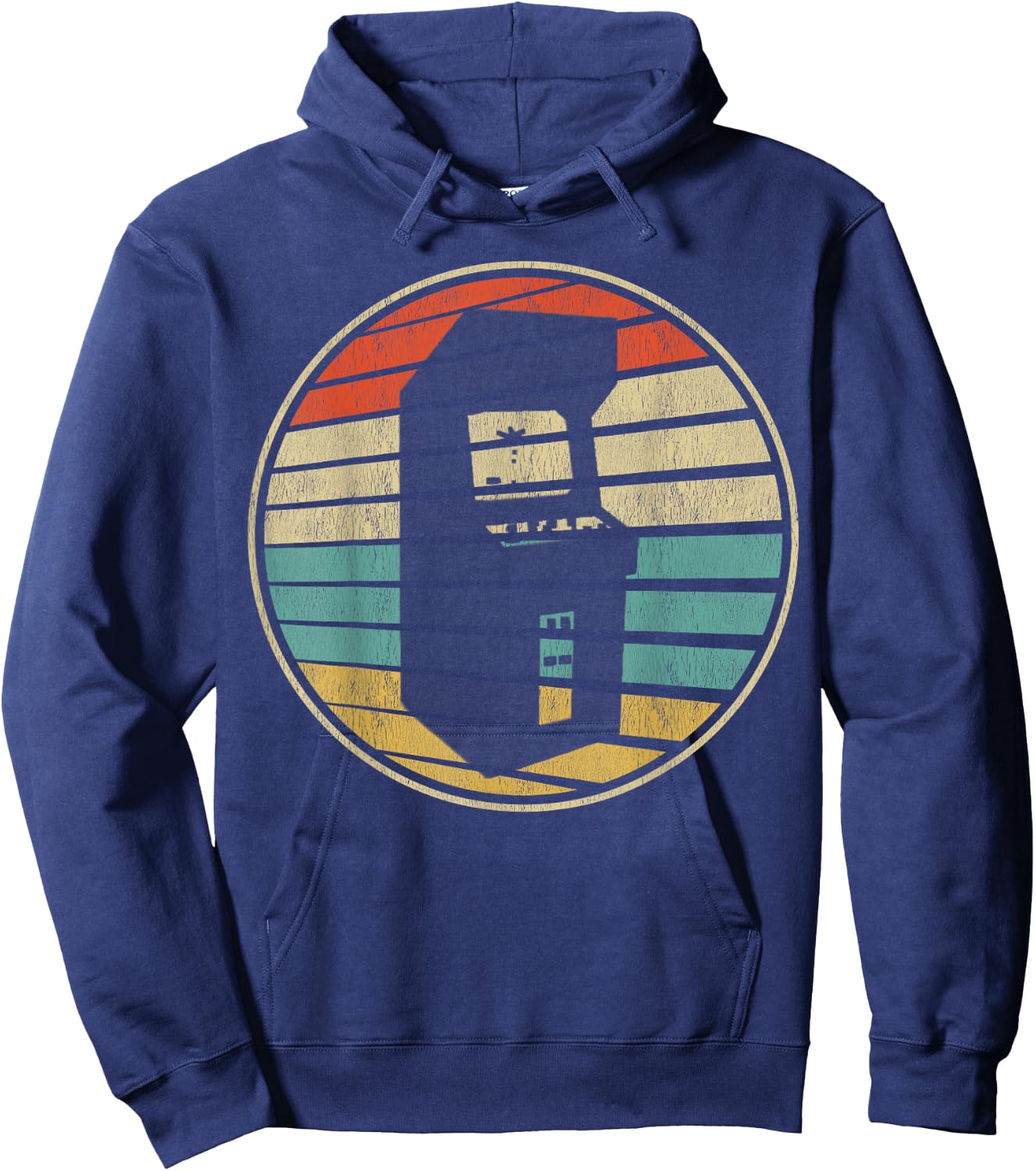 Cute Gamer Gift Retro Vintage 70s 80s Arcade Cabinets Fun Hoodie - Hoodie | Navy