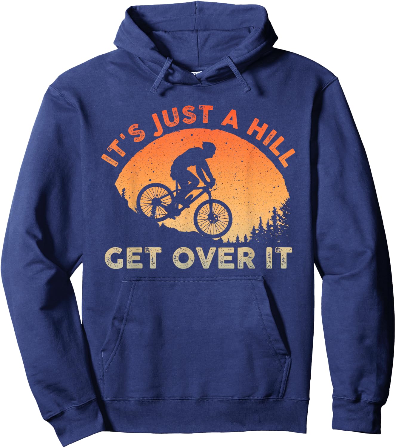 Funny Mountain Biking Design Women Trail Ride Lover Hoodie - Hoodie | Navy