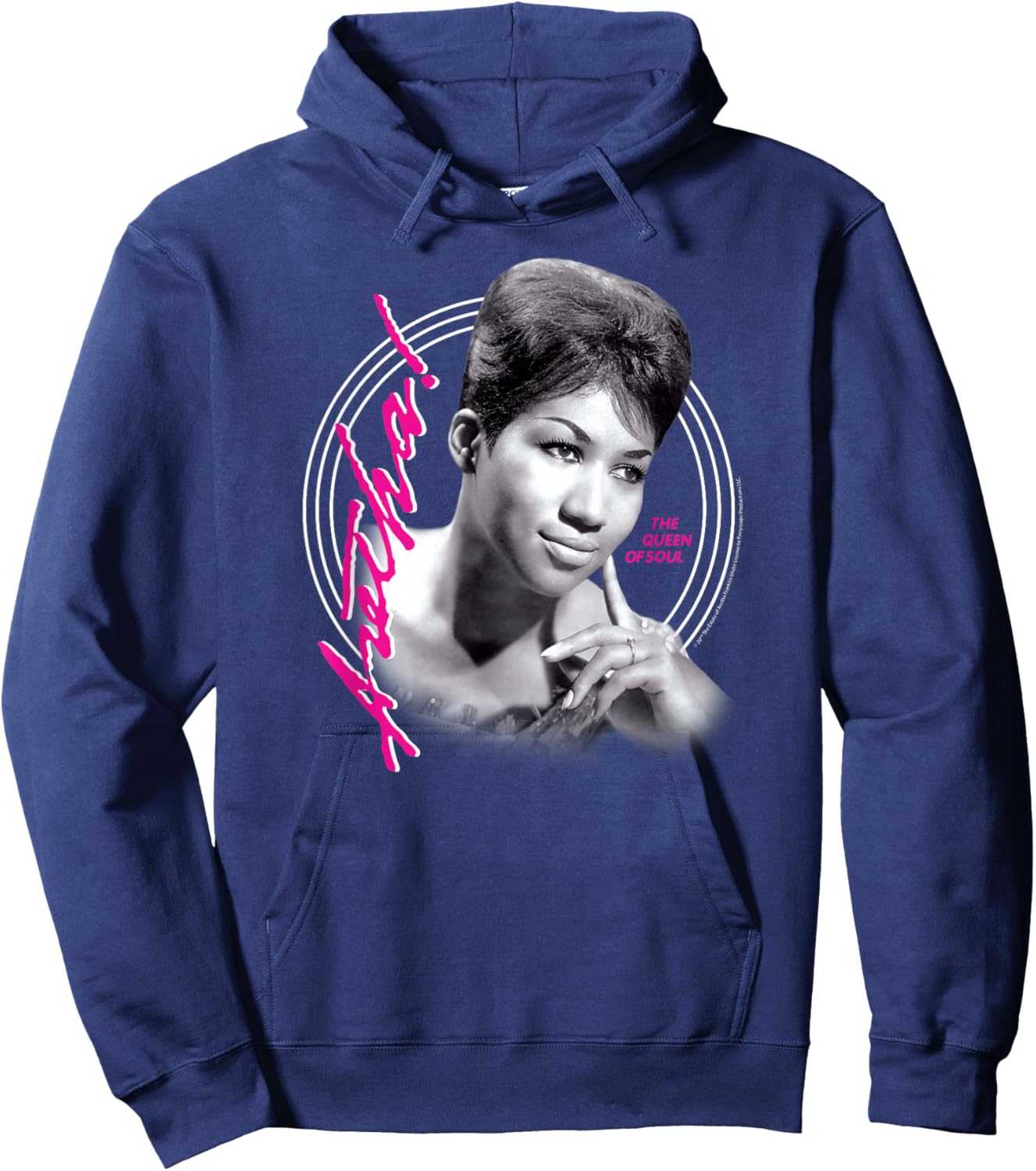 Aretha Franklin - Queen of Soul Hoodie - Hoodie | Navy