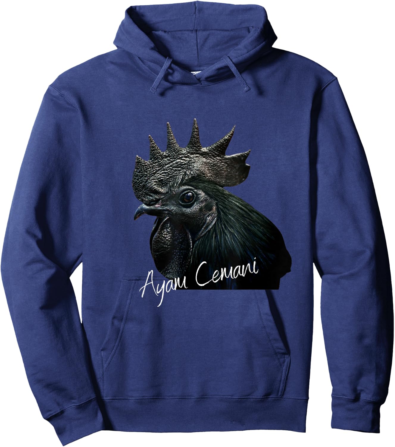 Ayam Cemani Black Chicken Keeper Hoodie - Hoodie | Navy