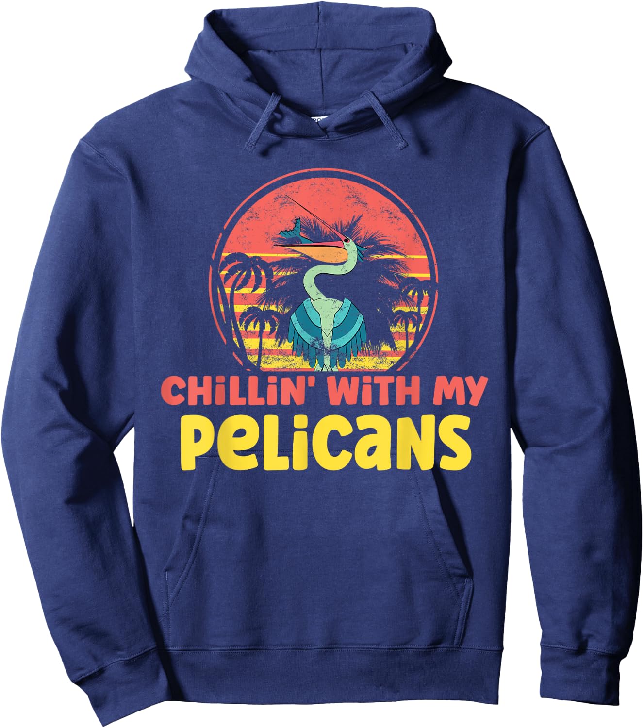 Pelican Hawaiian Hoodie - Hoodie | Navy