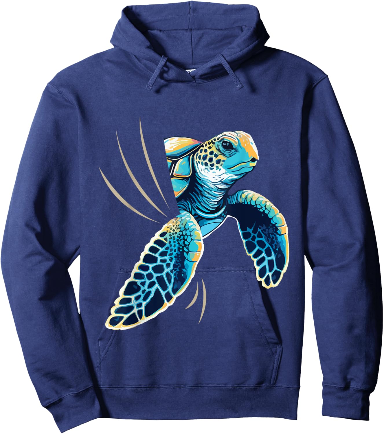 Sneaking Turtle - Zoologist Zookeeper Beach Ocean Sea Lover Men Women Kids Hoodie - Hoodie | Navy