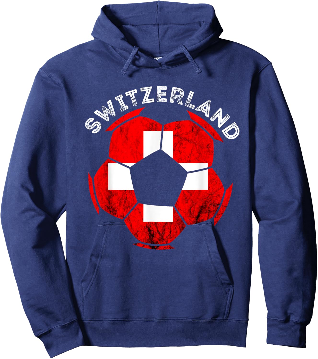 Swiss Pride Swiss Roots Switzerland Soccer Team Swiss Flag Hoodie - Hoodie | Navy