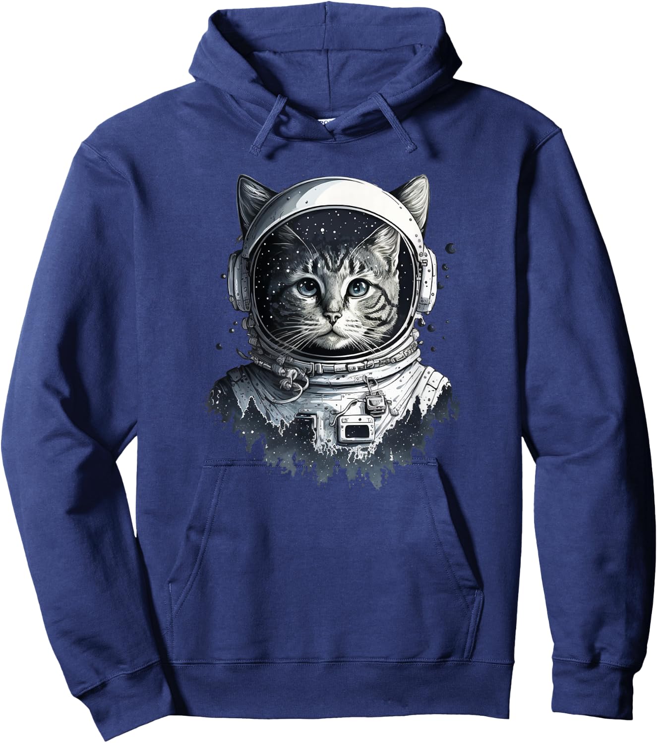 Space Astronaut Cat - Space Cat Hoodie - Hoodie | Navy