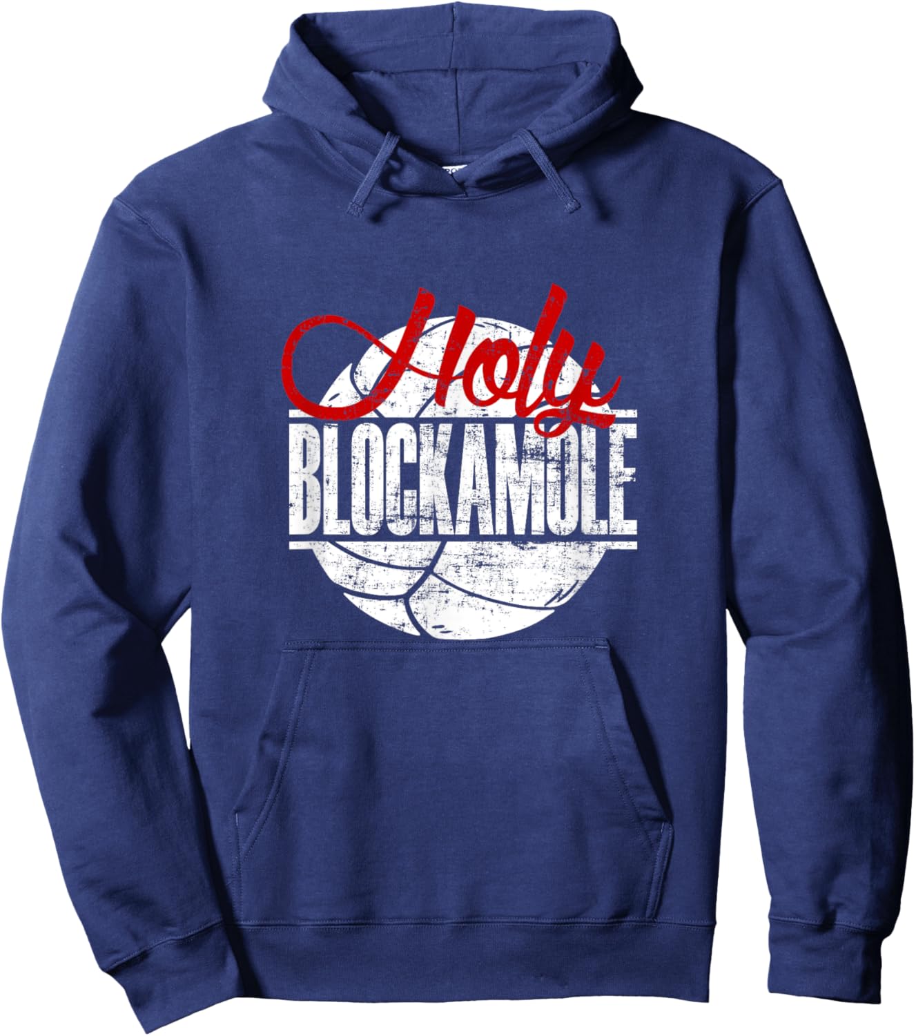 Holy Blockamole - Volleyball Hoodie - Hoodie | Navy