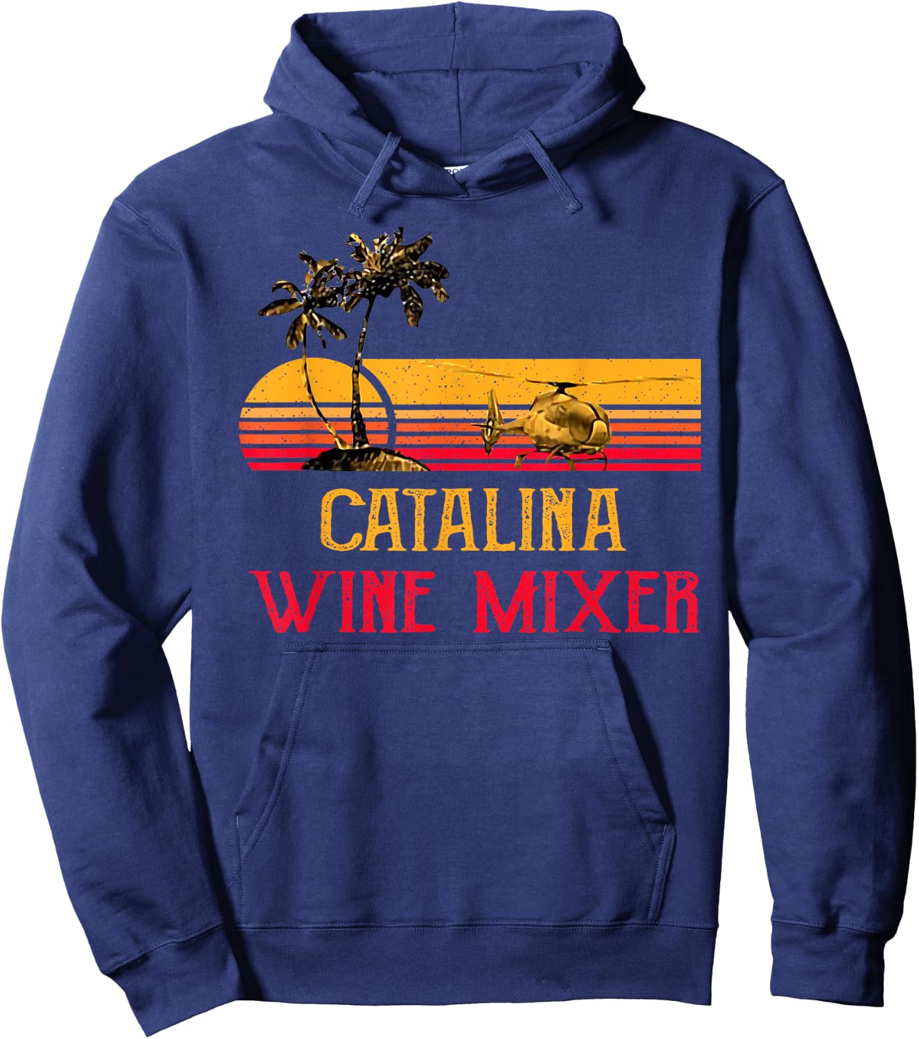 Catalina Wine Mixer T Shirt Hoodie - Hoodie | Navy
