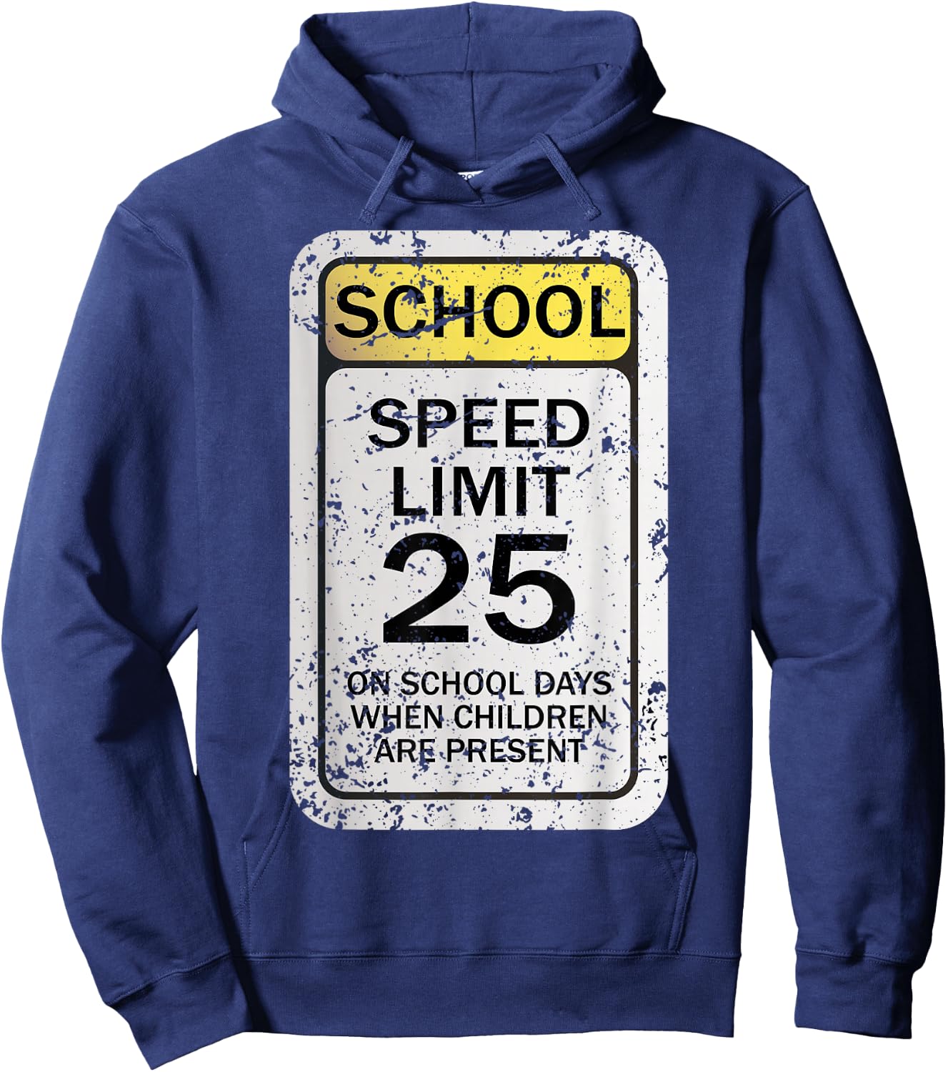 Road Signs Funny Traffic Signs Halloween Costume Party Hoodie - Hoodie | Navy