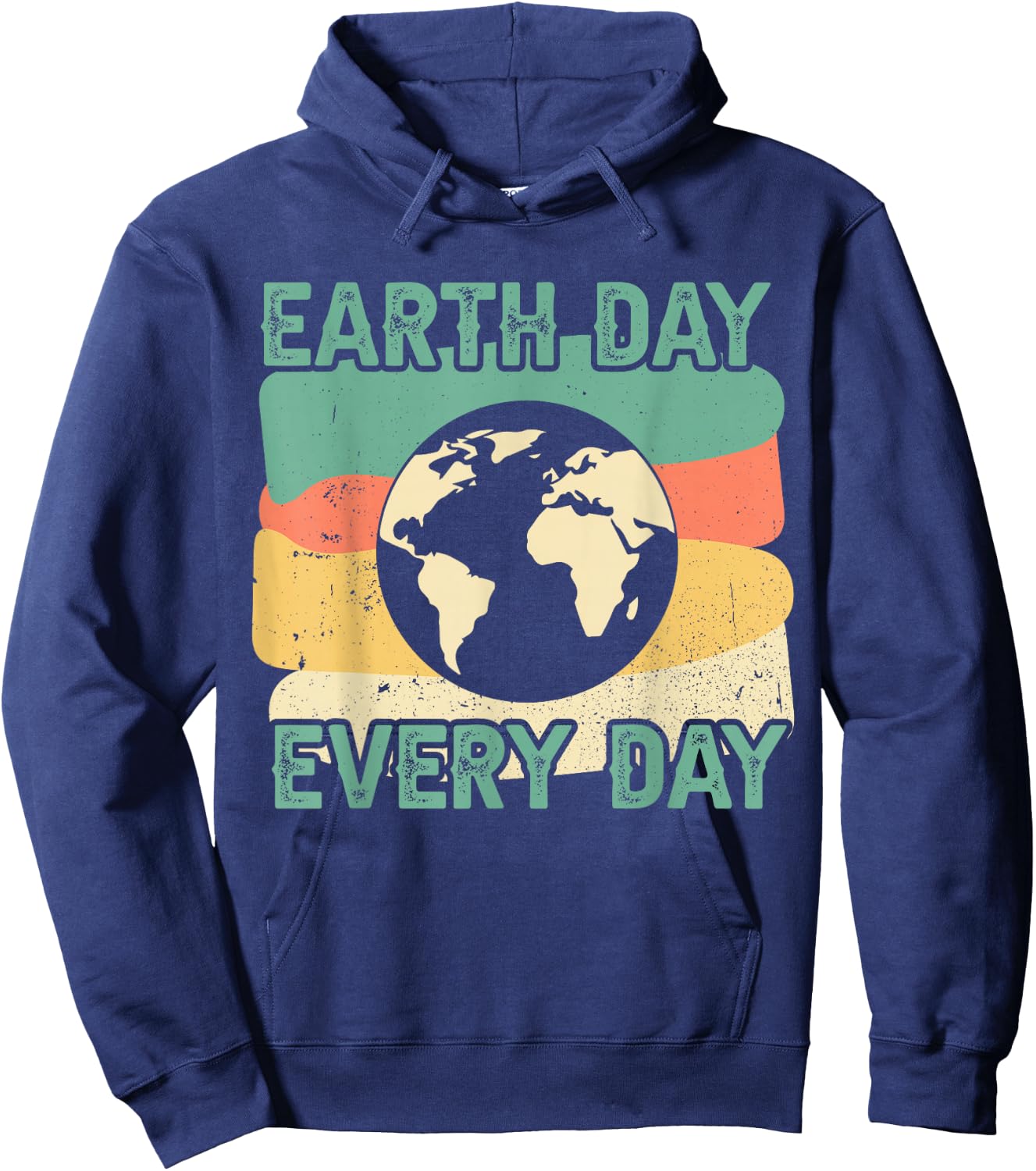 Earth Day Every Day Hoodie - Hoodie | Navy
