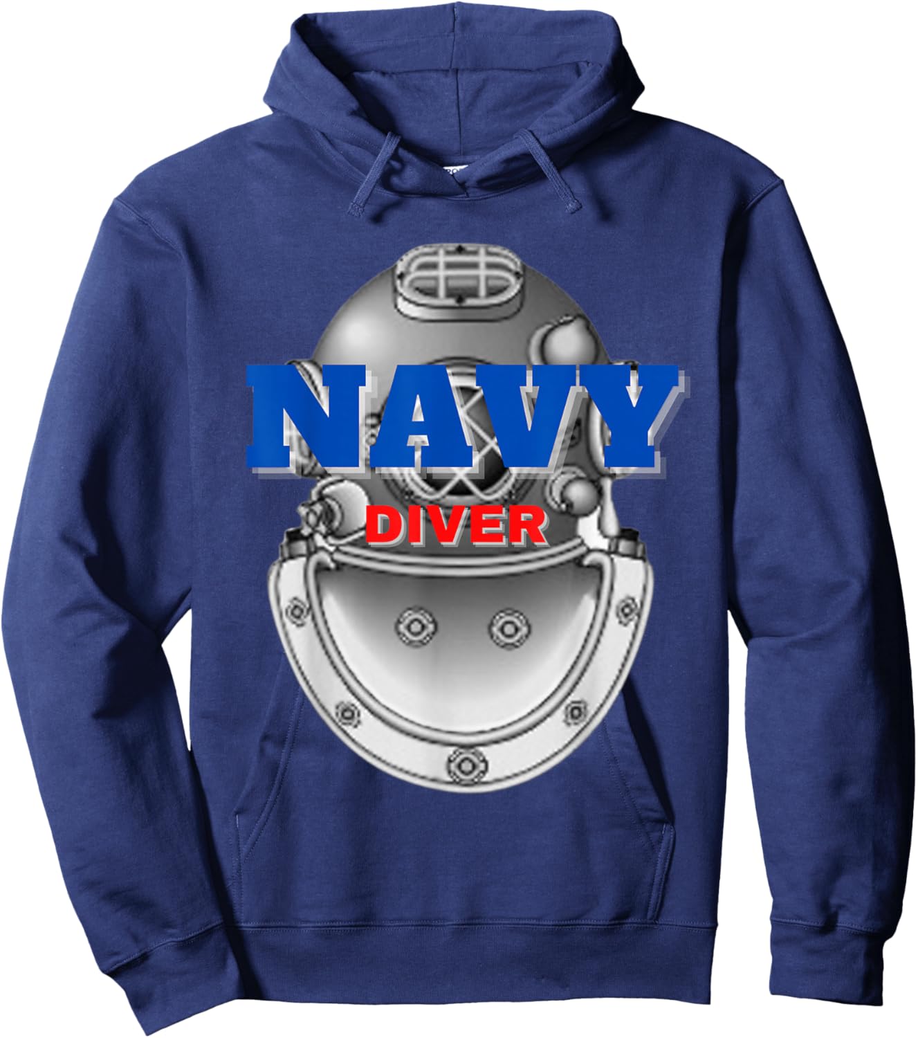 Divers Helmet Navy Diver Hoodie - Hoodie | Navy