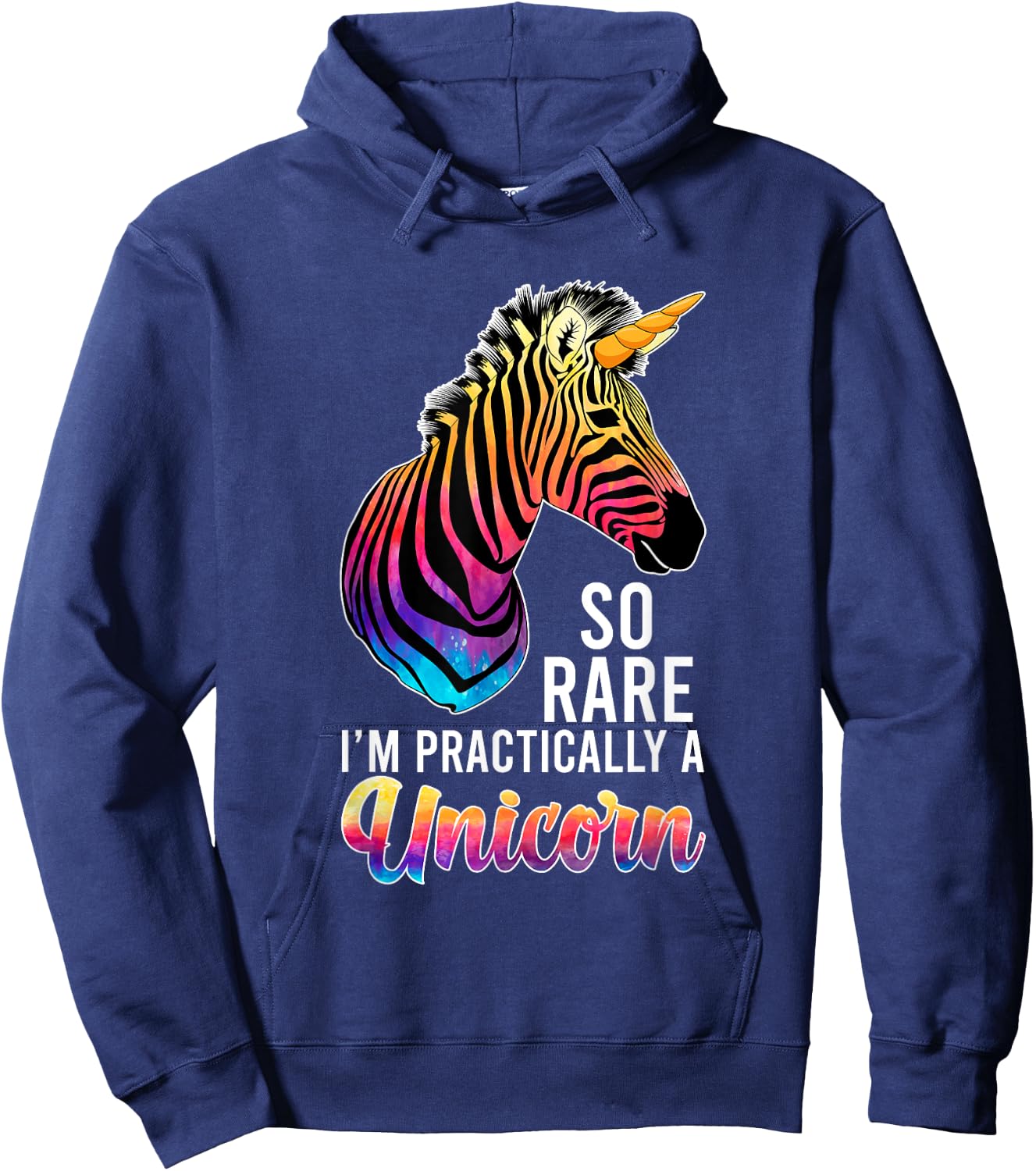 A Unicorn Rare Disease Warrior Rare Disease Awareness Hoodie - Hoodie | Navy