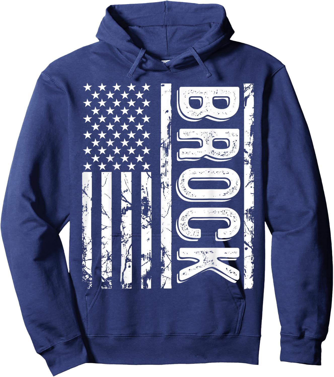 Brock Last Name Funny Surname Team Brock Family Reunion Hoodie - Hoodie | Navy