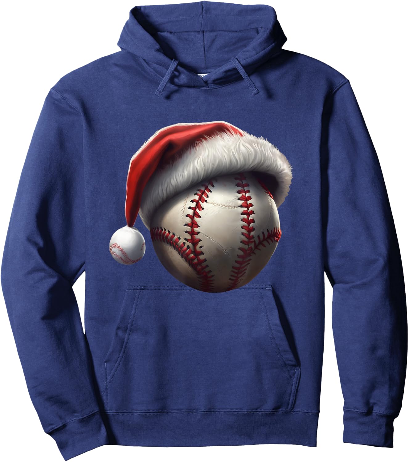 Christmas Baseball Hoodie - Hoodie | Navy