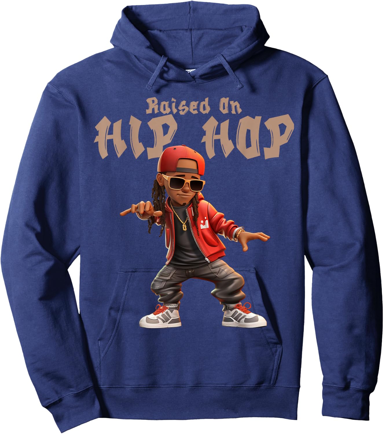 Hip Hop Dancer Celebrating 50 Anniversary Graphic Hoodie - Hoodie | Navy