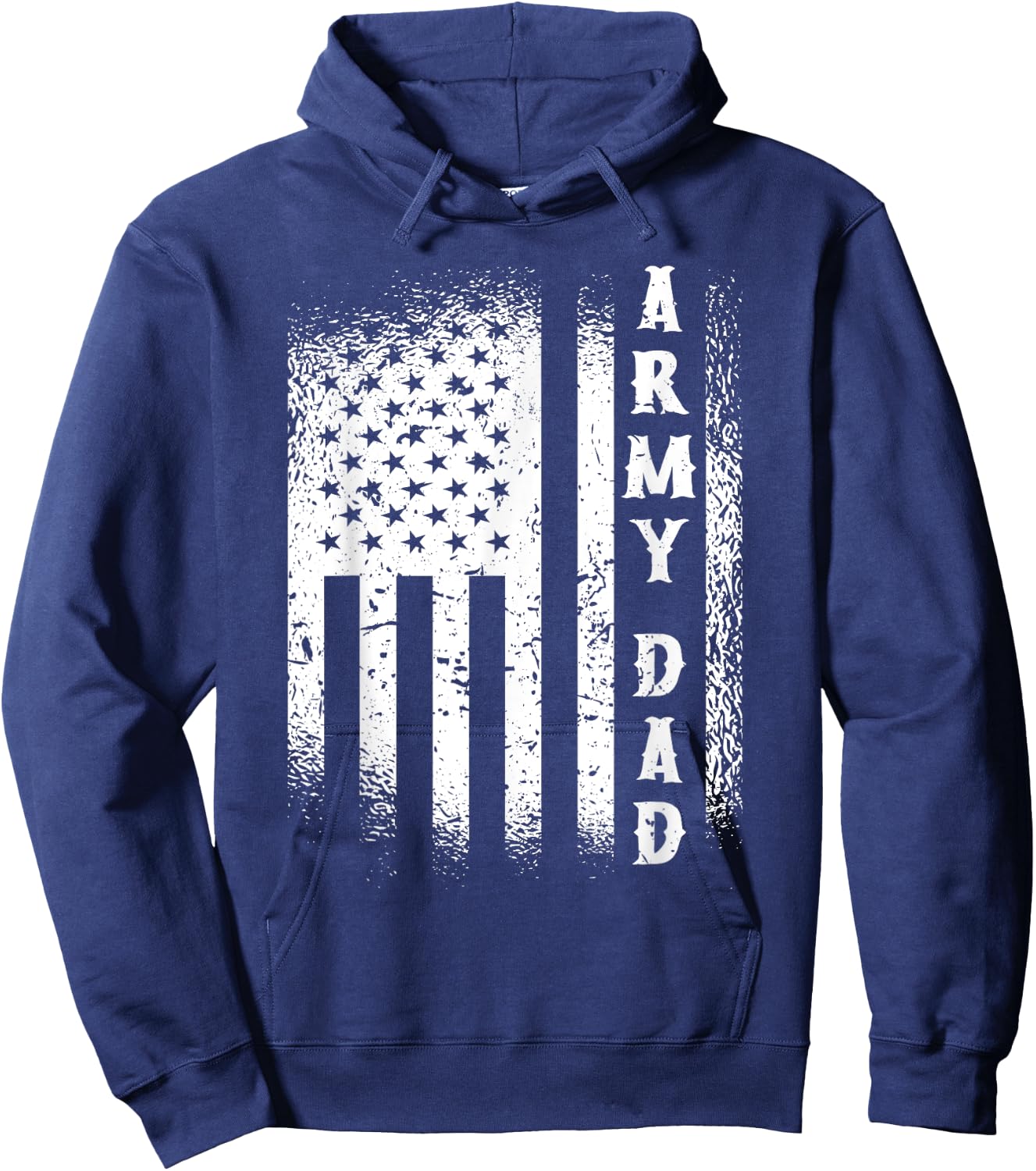 Army Dad USA Flag US Military Fathers Day Hoodie - Hoodie | Navy
