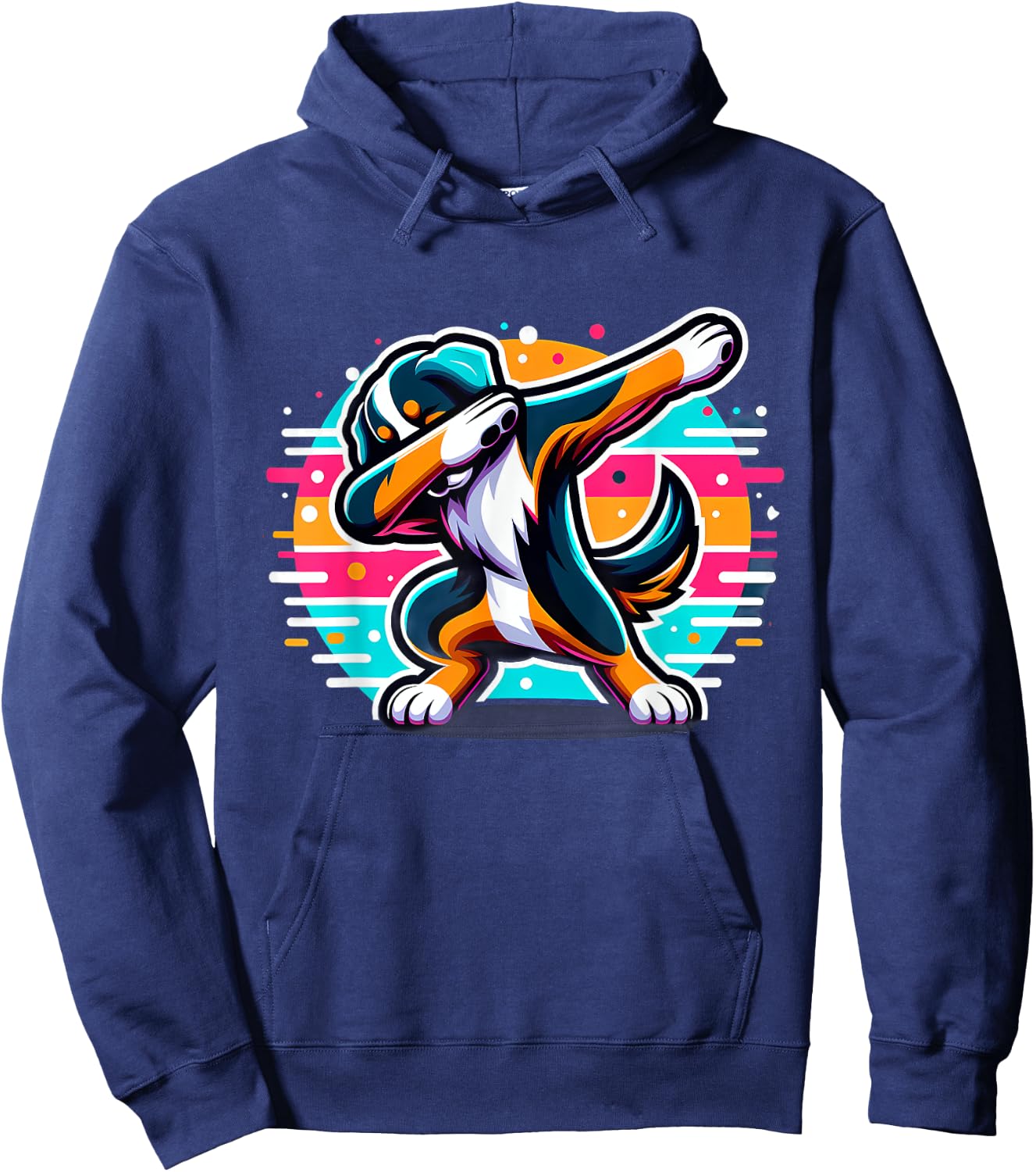 Dabbing Entlebucher Mountain Dog Hoodie - Hoodie | Navy