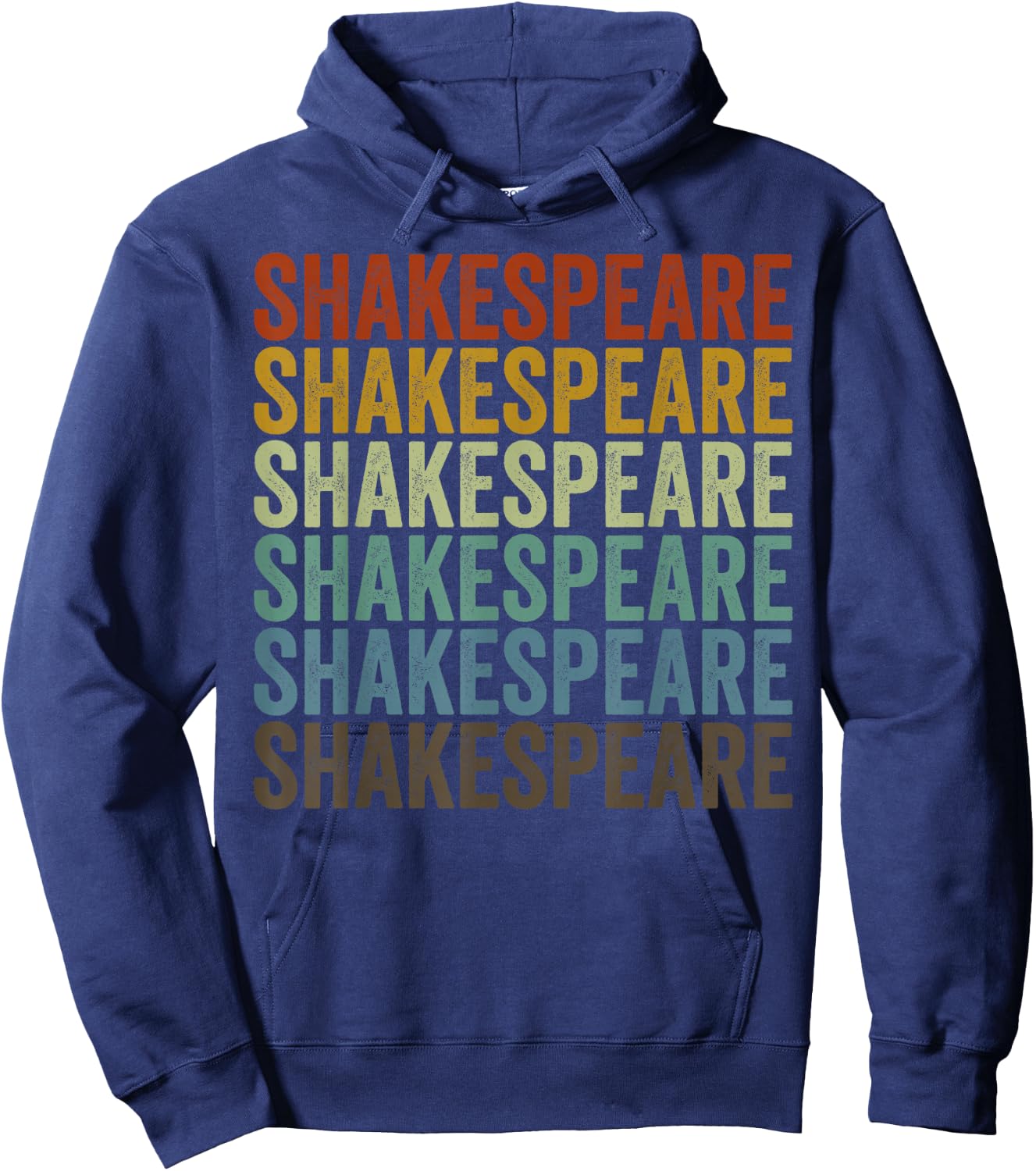 Shakespeare Retro Hoodie - Hoodie | Navy
