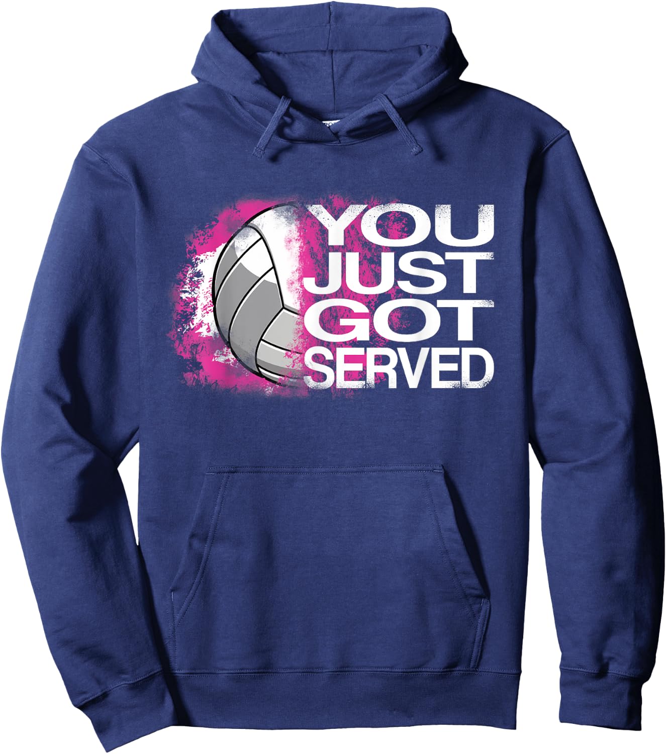 You Just Got Served Volleyball Beach Volleyball Women Kids Hoodie - Hoodie | Navy