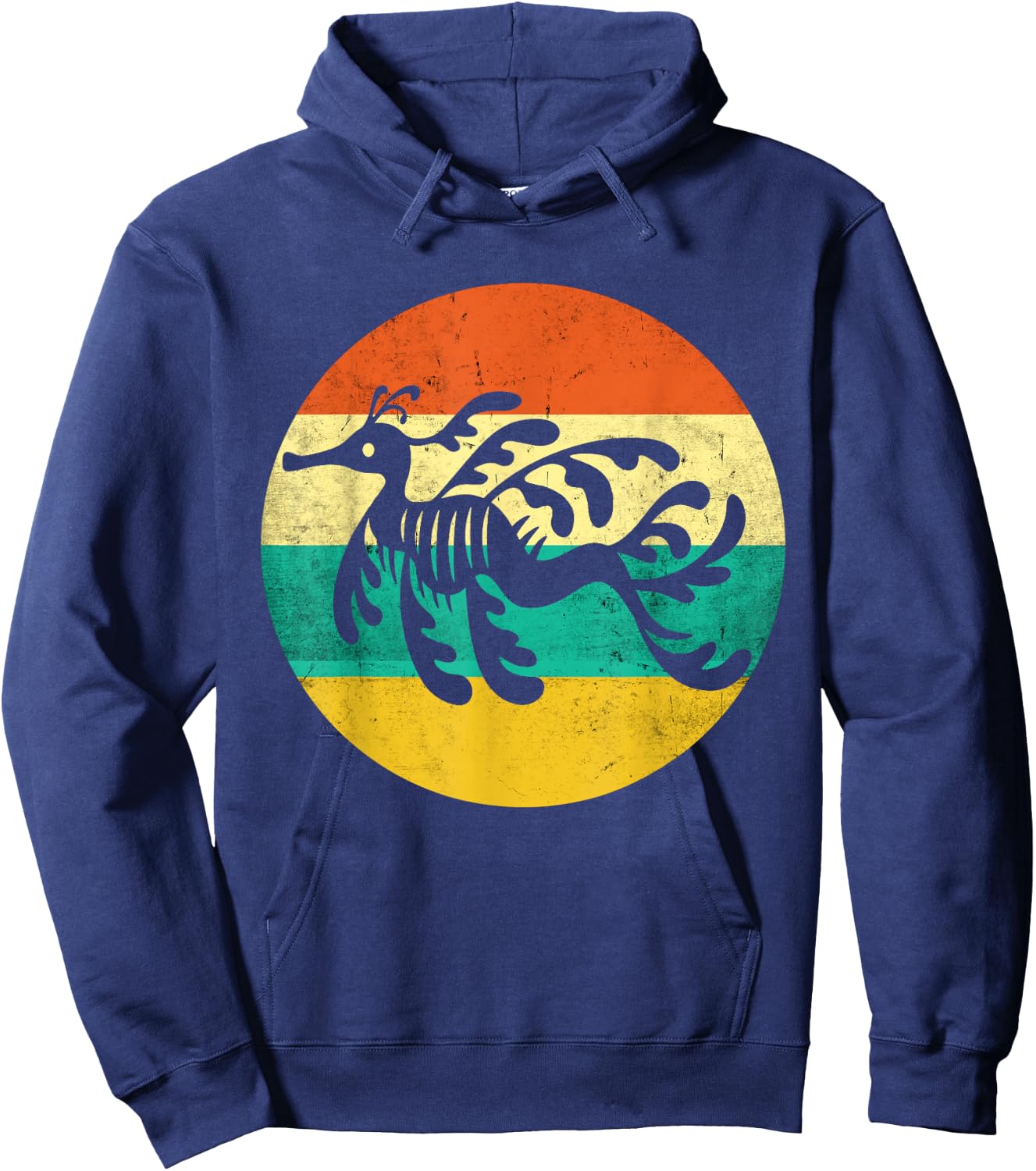 Love Leafy Seadragon Lover Vintage Leafy Sea Dragon Hoodie - Hoodie | Navy