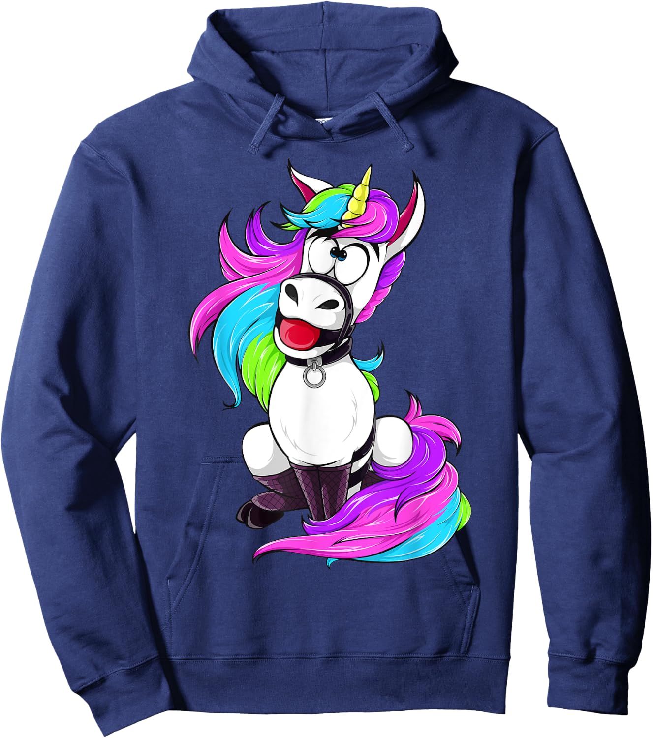 BDSM Unicorn | Bondage Shivari Humor Hoodie - Hoodie | Navy