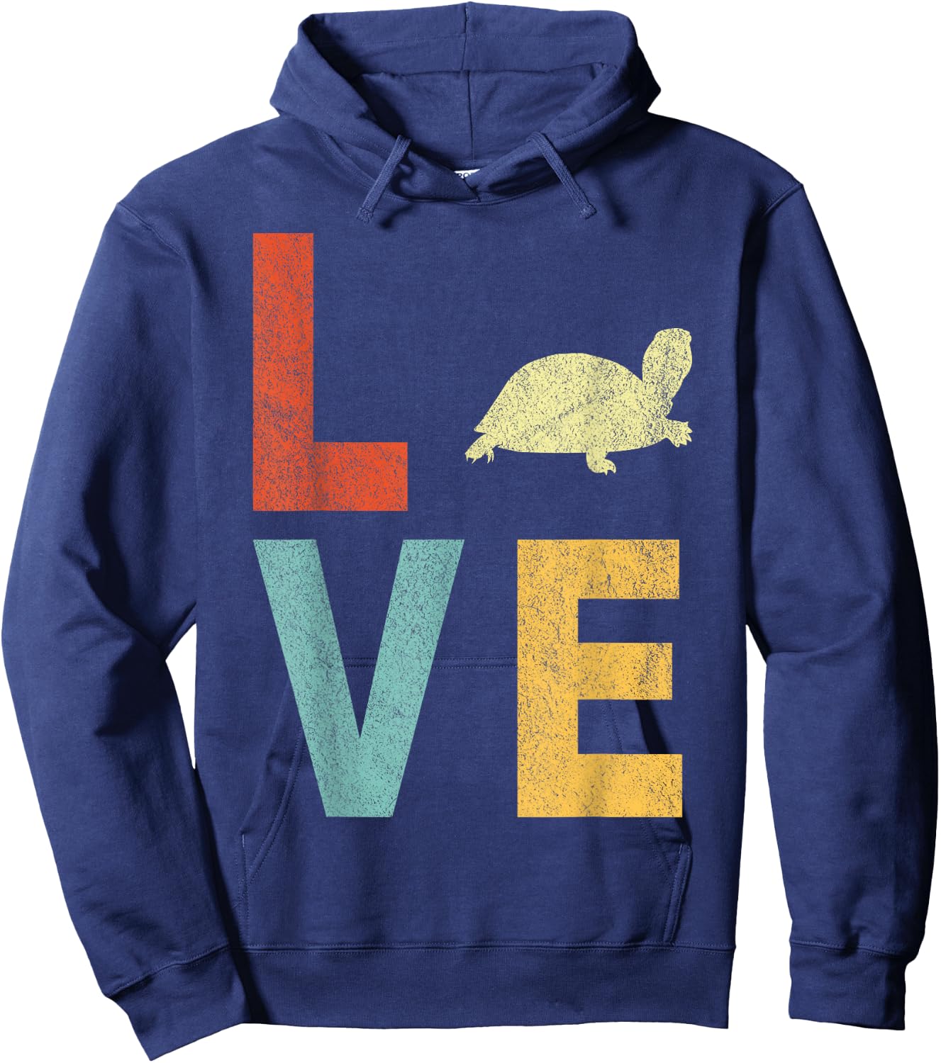 Love Tortoises Turtle Lover Funny Tortoise Quote Retro Hoodie - Hoodie | Navy