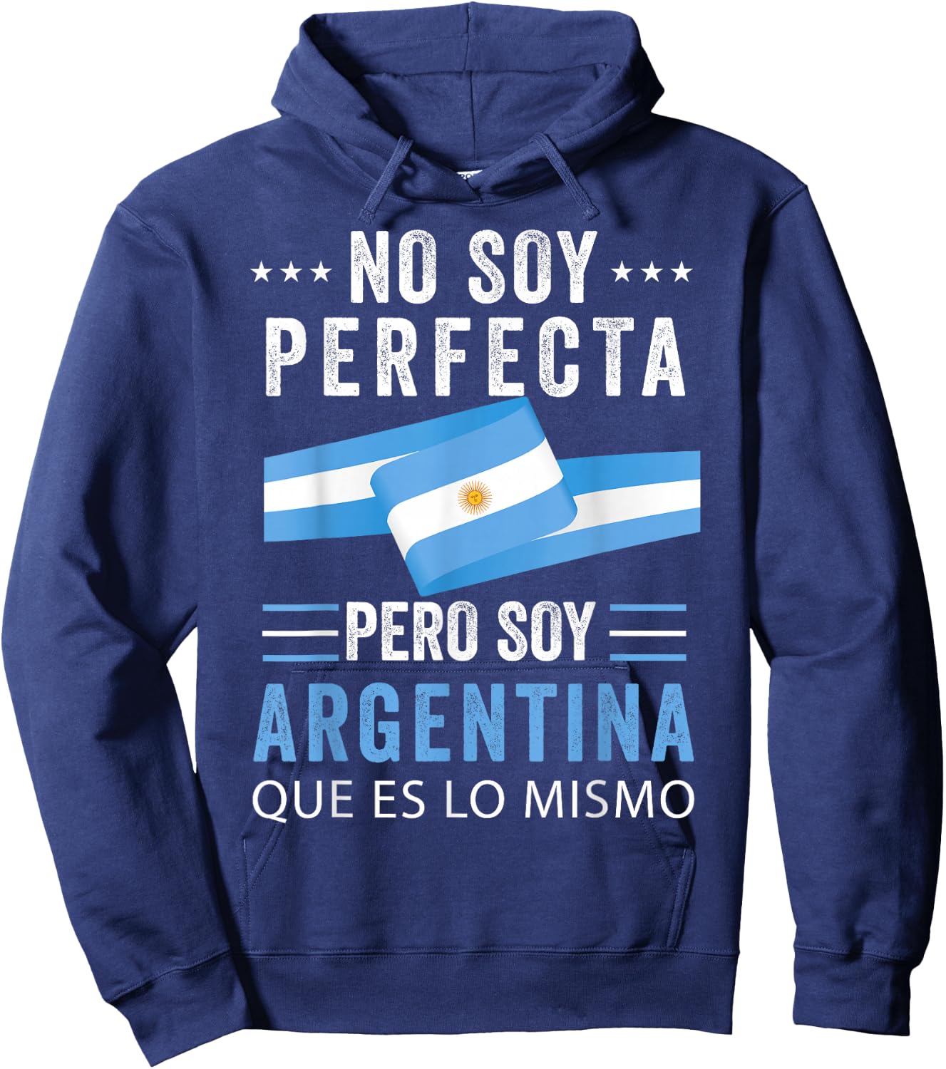 Argentina Argentinian Flag Women Camisa Mujer Bandera Hoodie - Hoodie | Navy