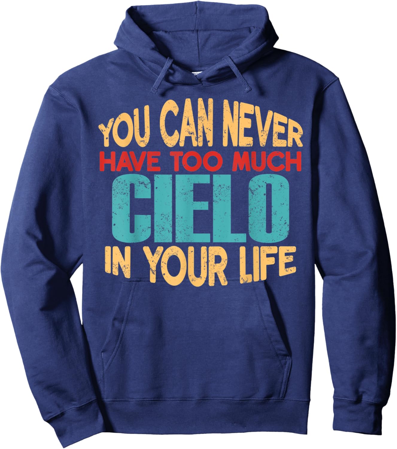 Funny Cielo Personalized First Name Joke Item Hoodie - Hoodie | Navy
