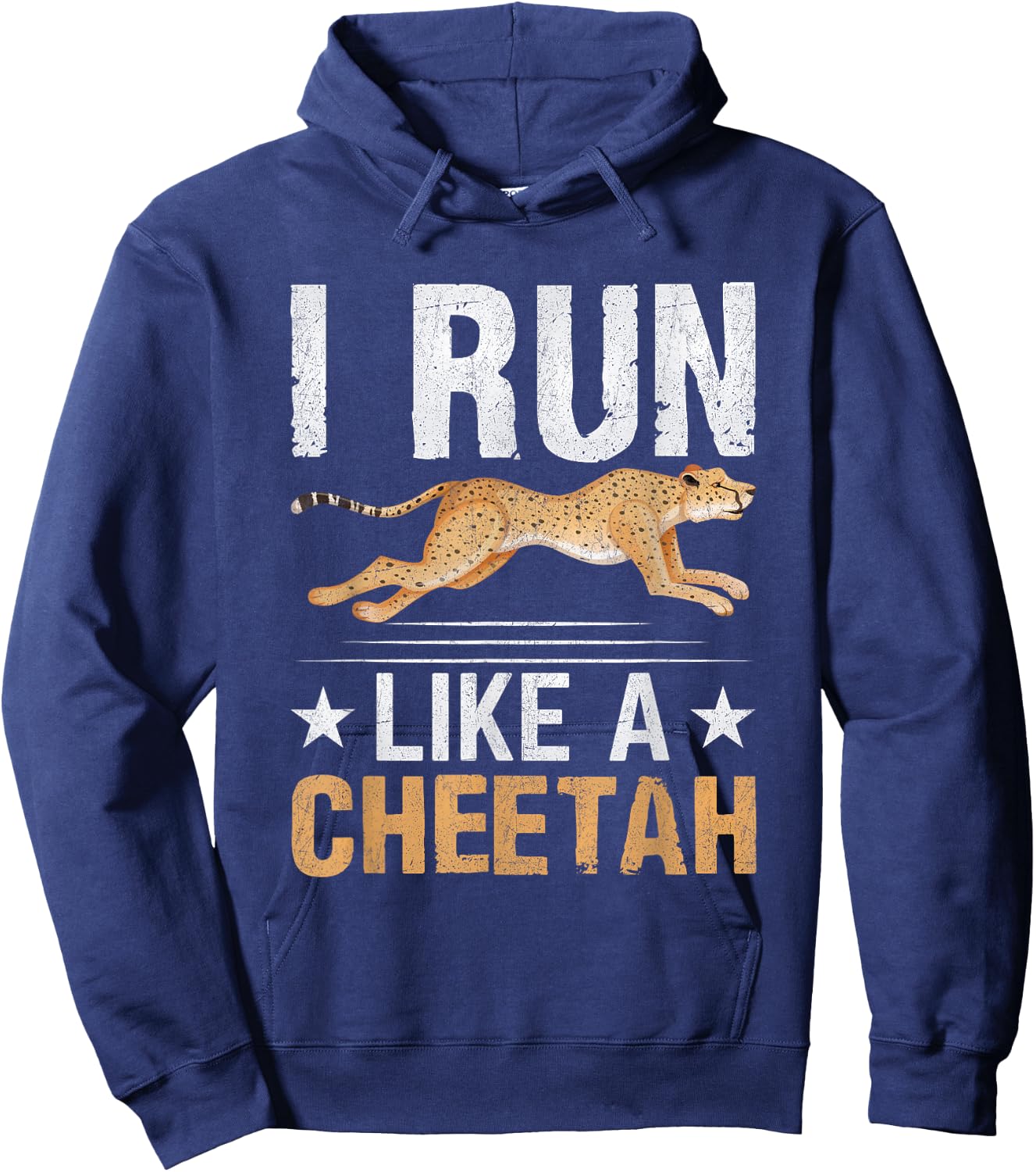 Ich runne wie ein Gepard Hoodie - Hoodie | Navy