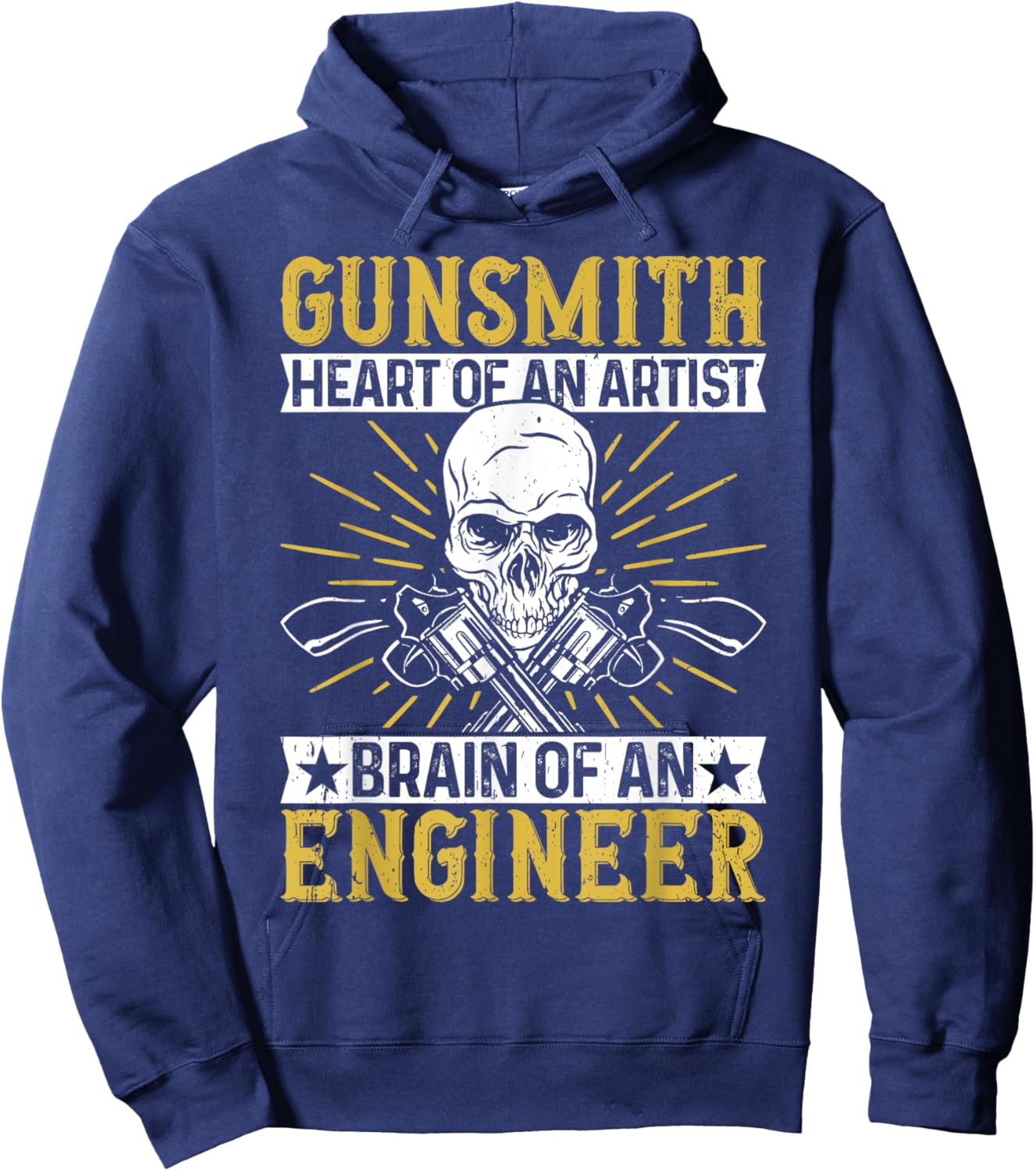Funny Gunsmithing Firearms & Guns Lover Gunsmith Hoodie - Hoodie | Navy