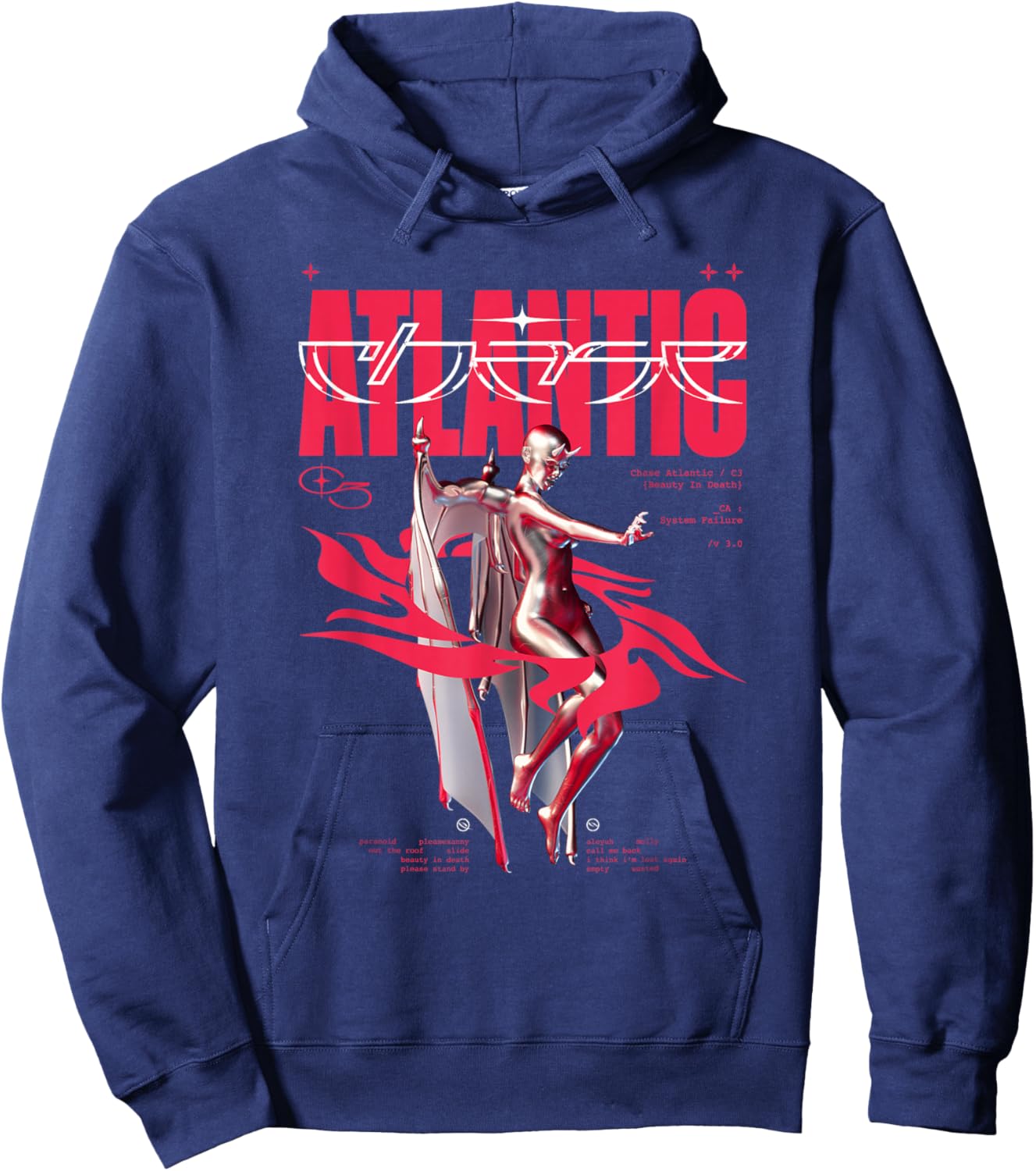 Chase Atlantic - Devil Hoodie - Hoodie | Navy