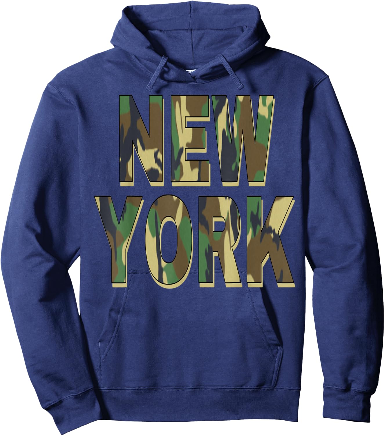 New York Camouflage Men Women & Kids Camo New York Hoodie - Hoodie | Navy