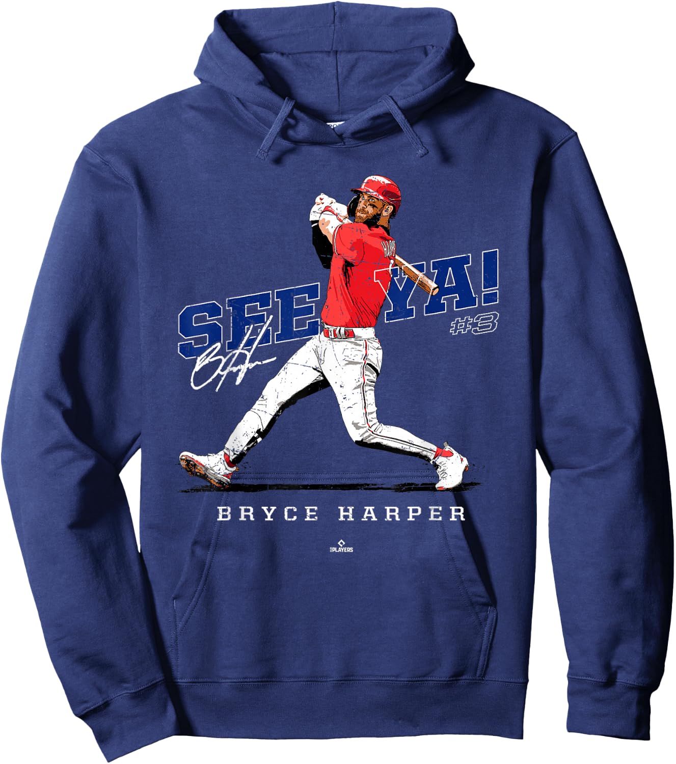 See Ya! Bryce Harper Philadelphia MLBPA Hoodie - Hoodie | Navy