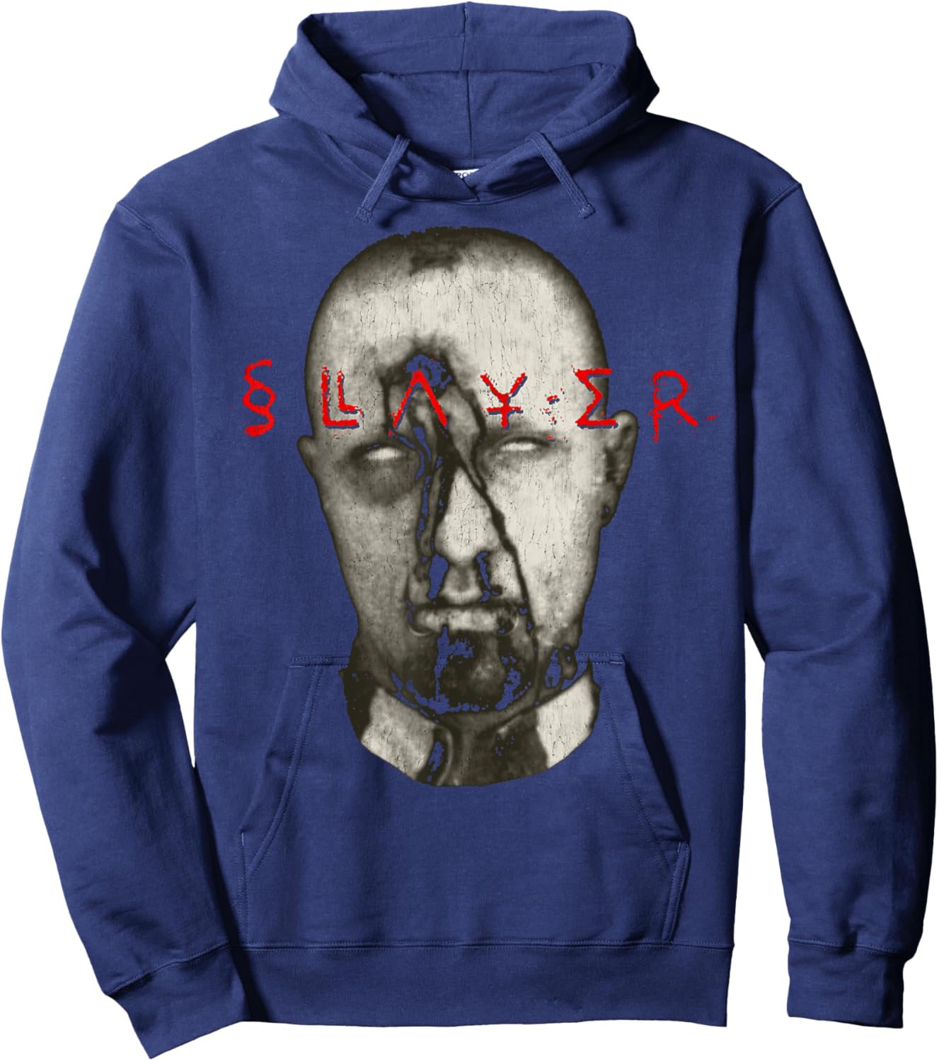 Slayer – Soldier Head Hoodie - Hoodie | Navy