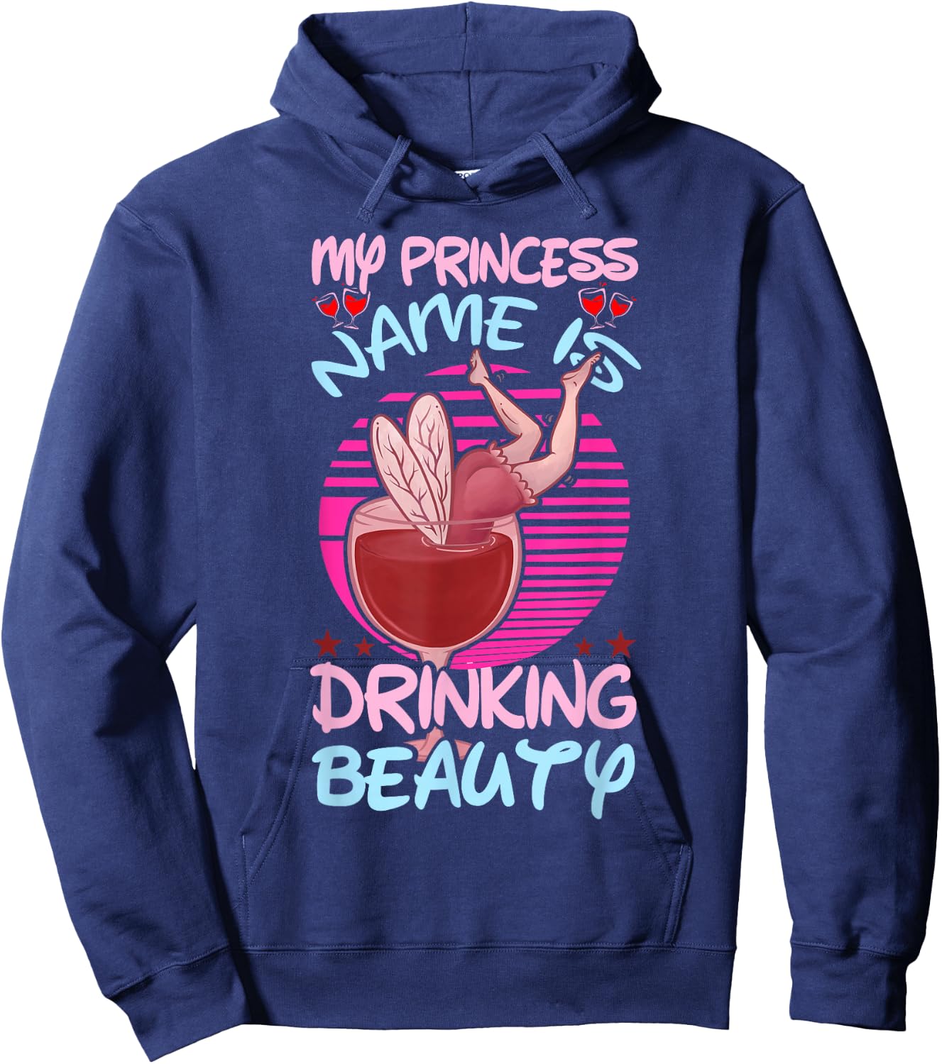 My Princessname is drinking beauty cocktail Hoodie - Hoodie | Navy