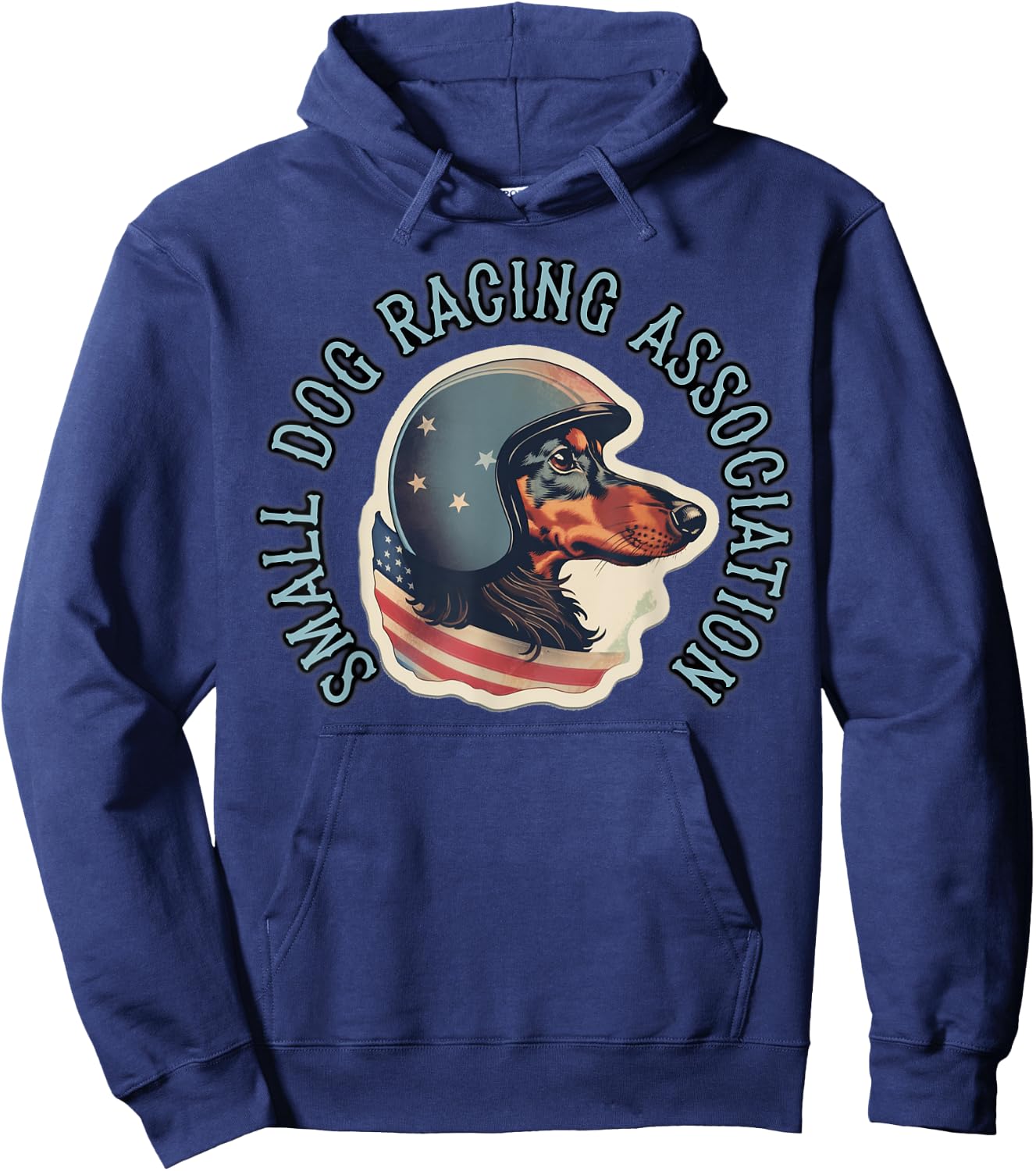 Dachshund Racing - Dog Race - Weiner Dog Men Women Kids Hoodie - Hoodie | Navy