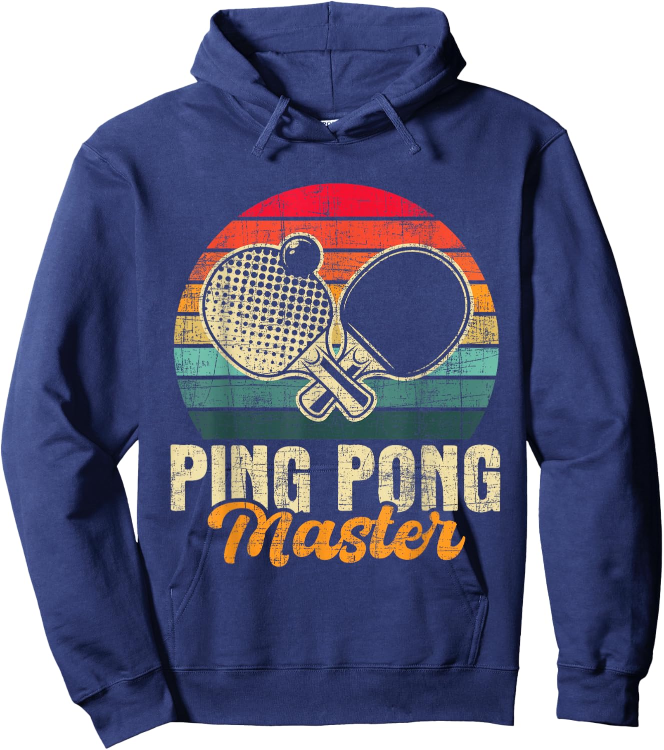 Ping Pong Master - Table Tennis Player Sports Tournament Hoodie - Hoodie | Navy