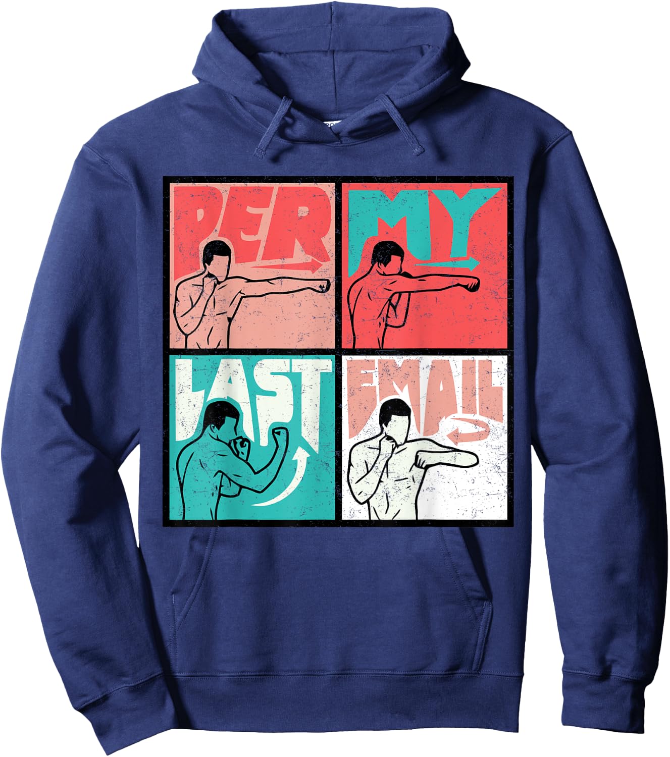Per My Last Email, Funny Vintage Per My Last Email Hoodie - Hoodie | Navy