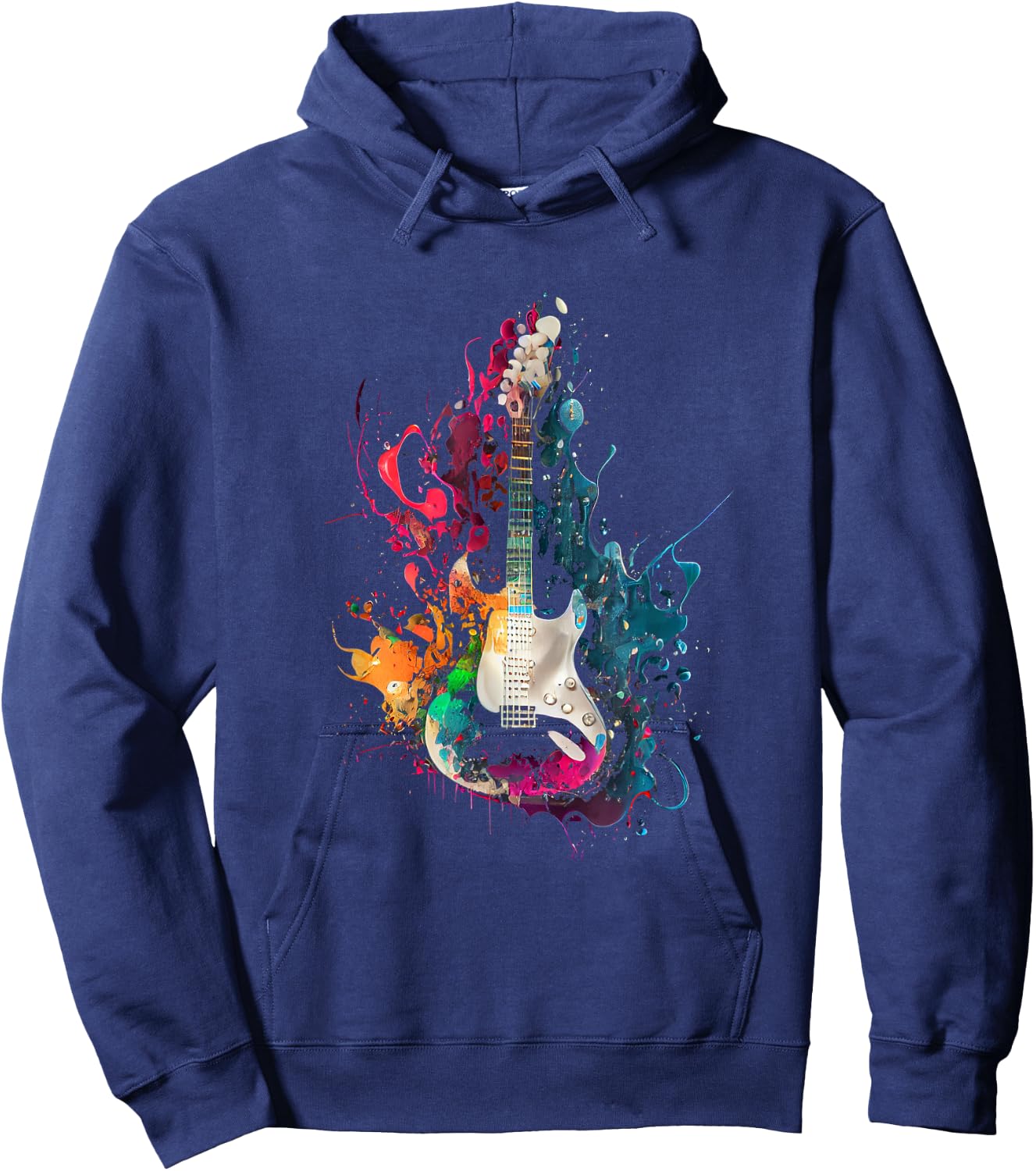 Guitars Musicians Guitarists Hoodie - Hoodie | Navy