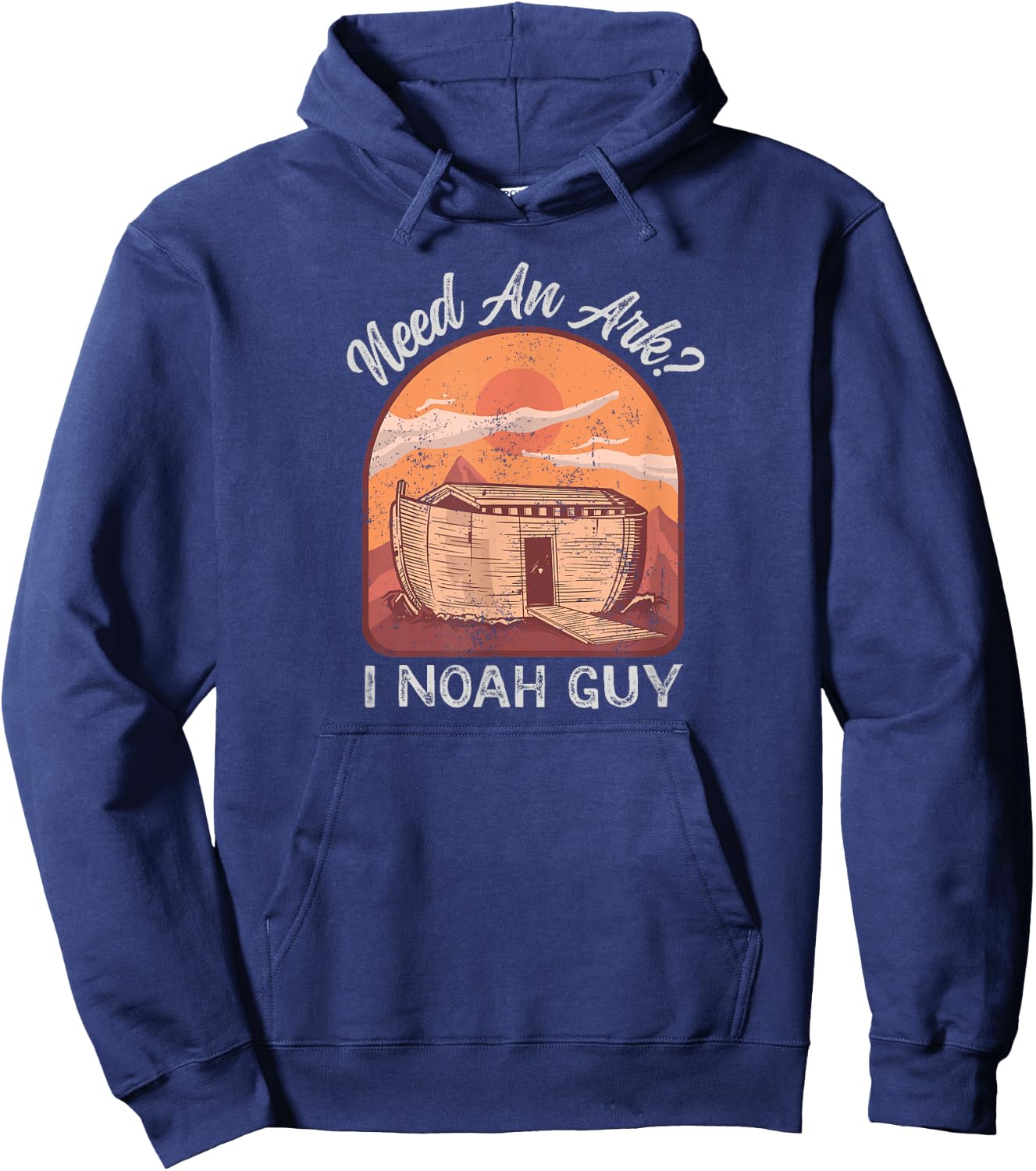 Need an Ark I Noah Guy Christian Pun Funny Humor Hoodie - Hoodie | Navy