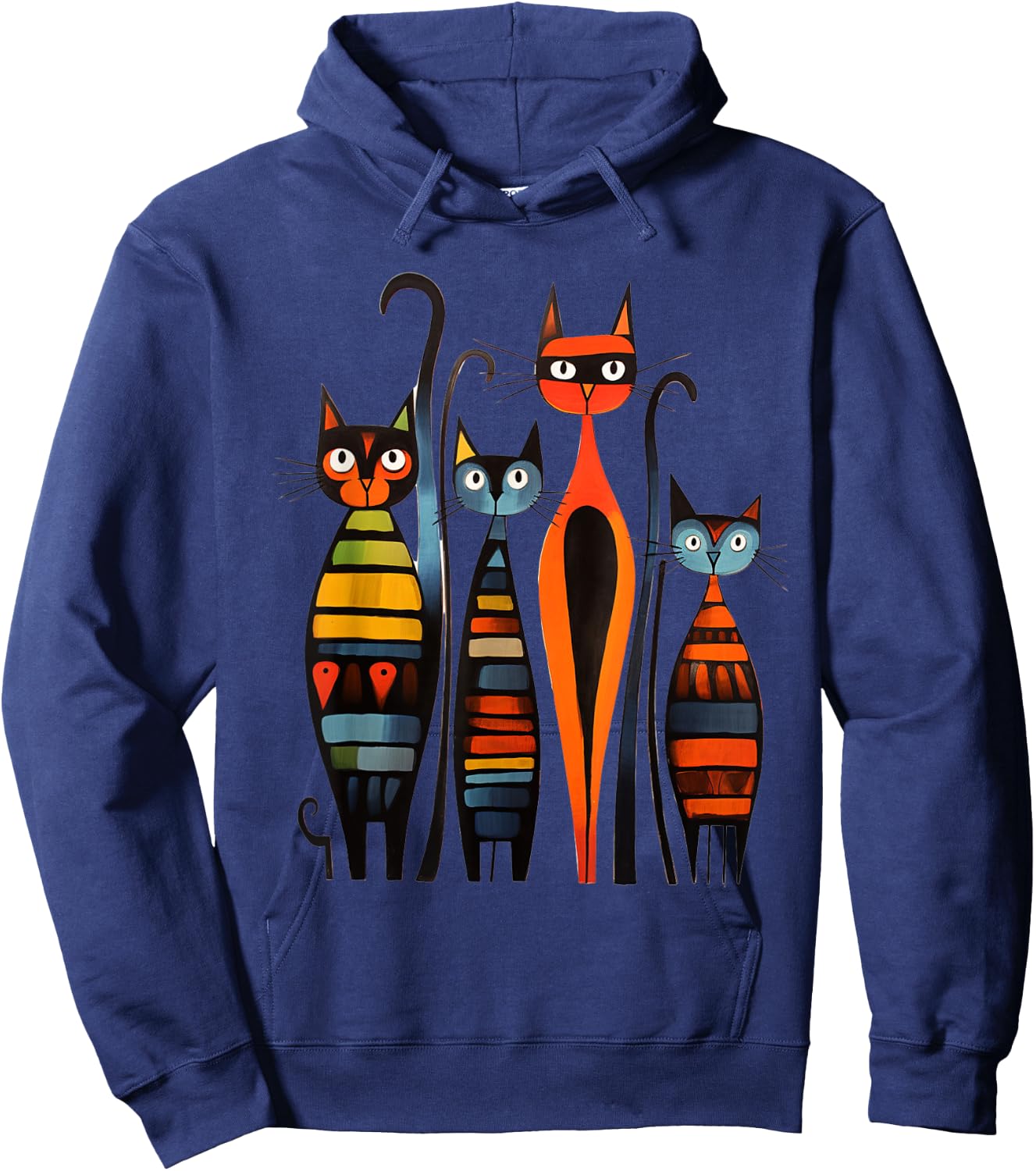 Century Art Kitten Lover Artwork Classic Cute Cat Men Women Kids Hoodie - Hoodie | Navy