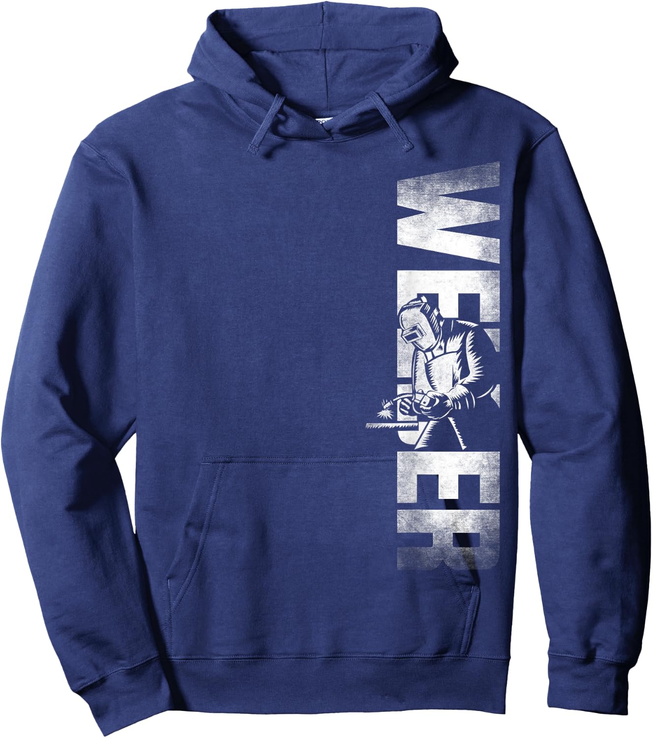 Welding Welder DA0 Welding Welder - - Black - Small - Short Sleeve - Classic Fit Hoodie - Hoodie | Navy